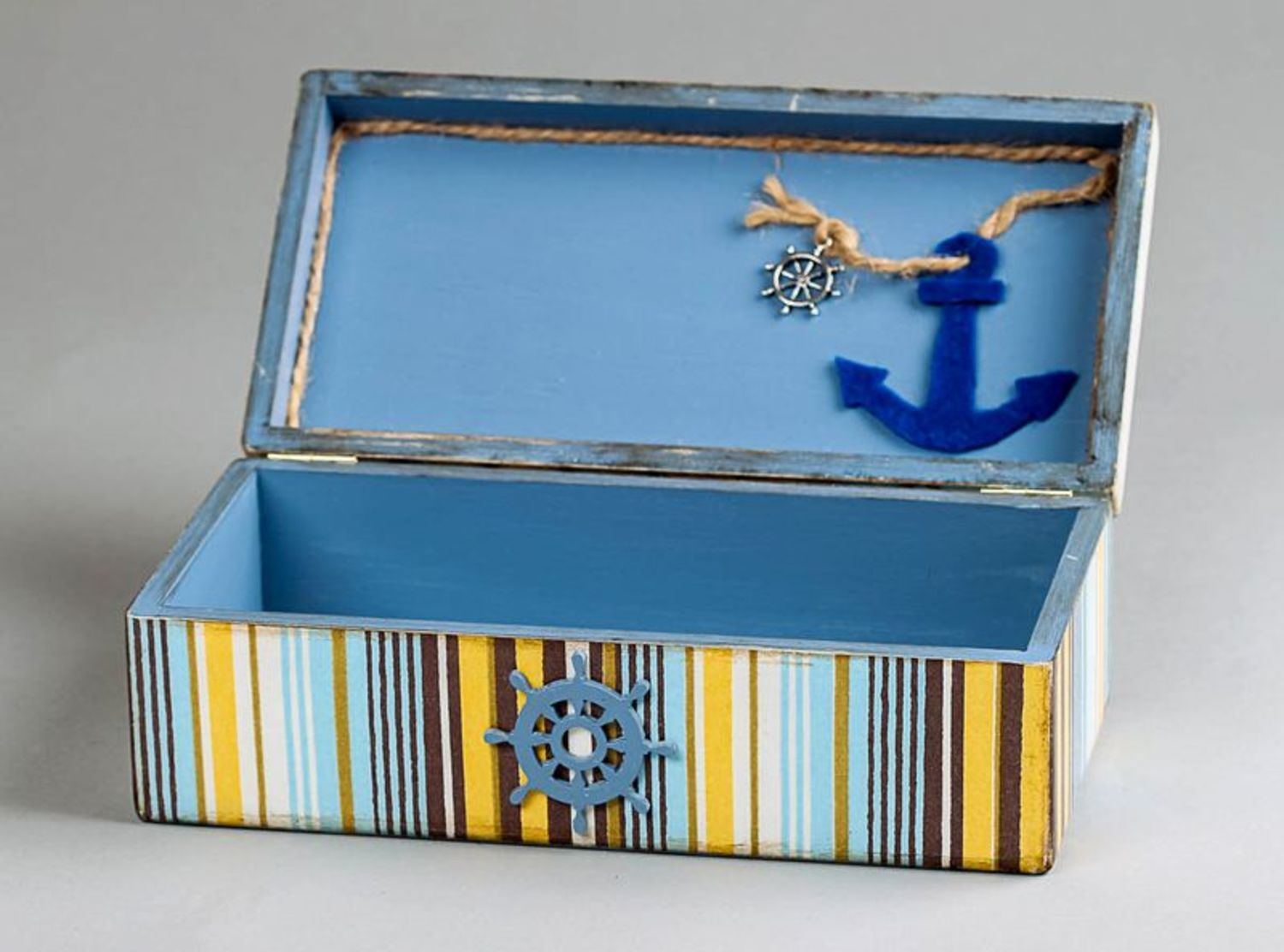 Jewelry box for jewelries with splotchy effect photo 4