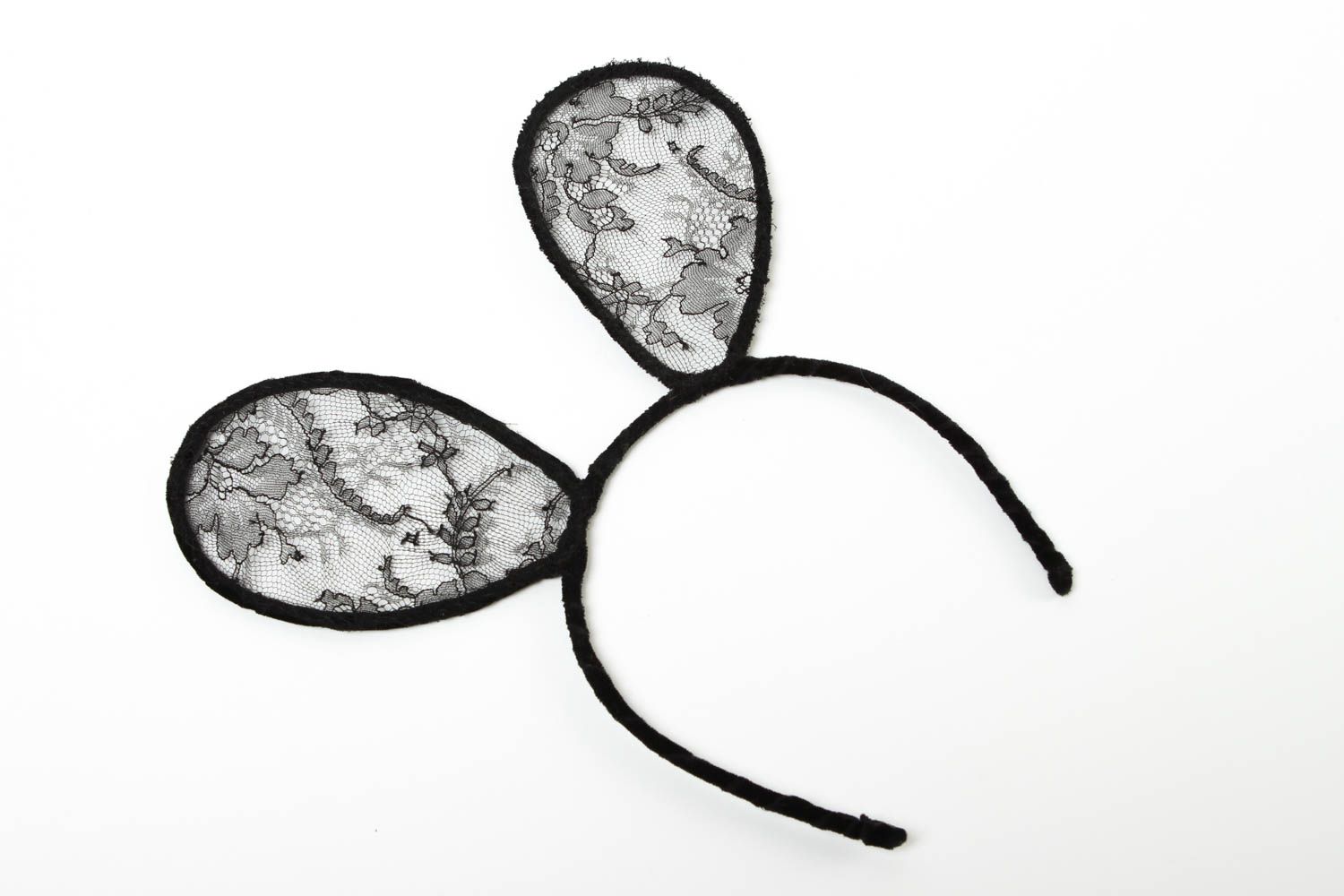 Handmade hair accessory unusual hair bow mouse ears hair bow for girls photo 2