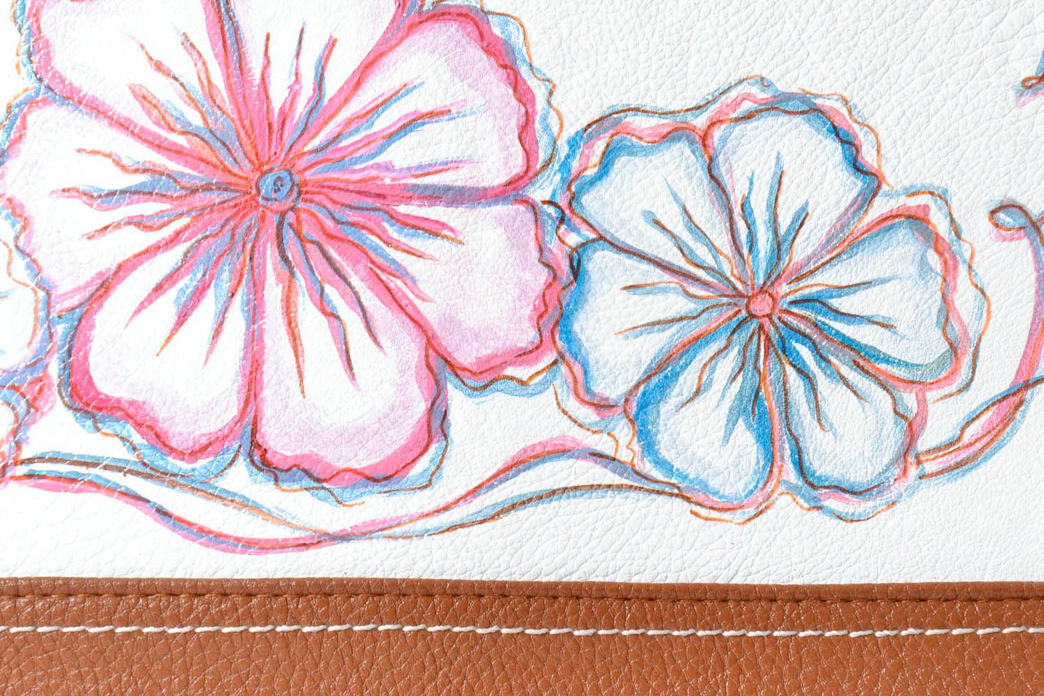 Tasche mit Blumenprint foto 3