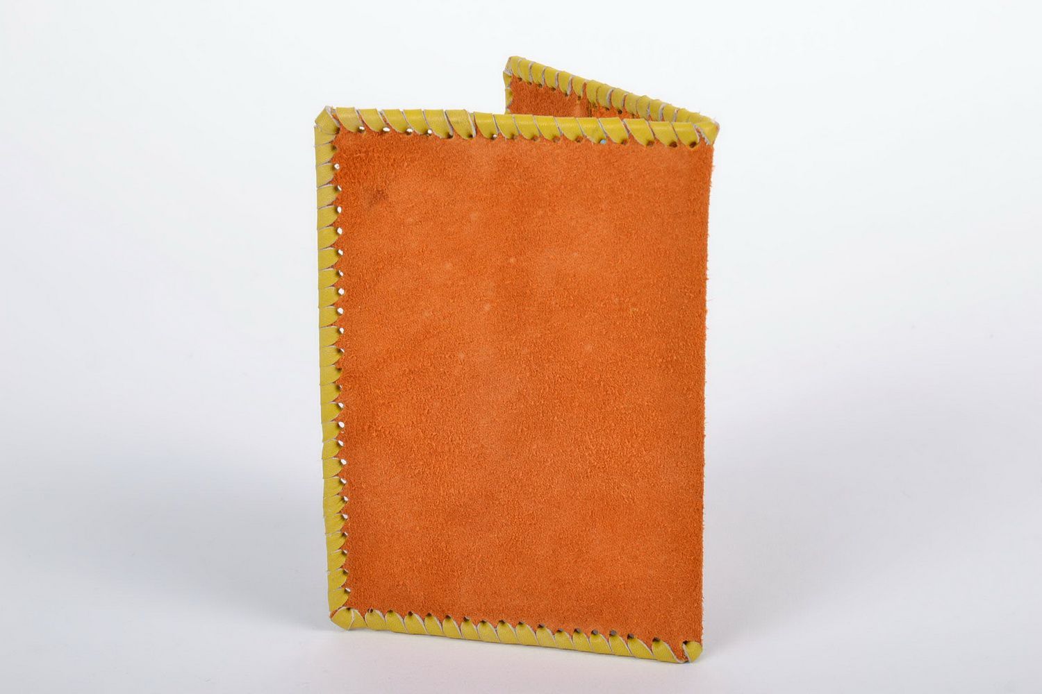 Handmade leather passport cover photo 5