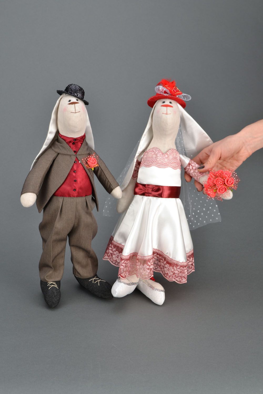 Soft toys Bride and Groom photo 2