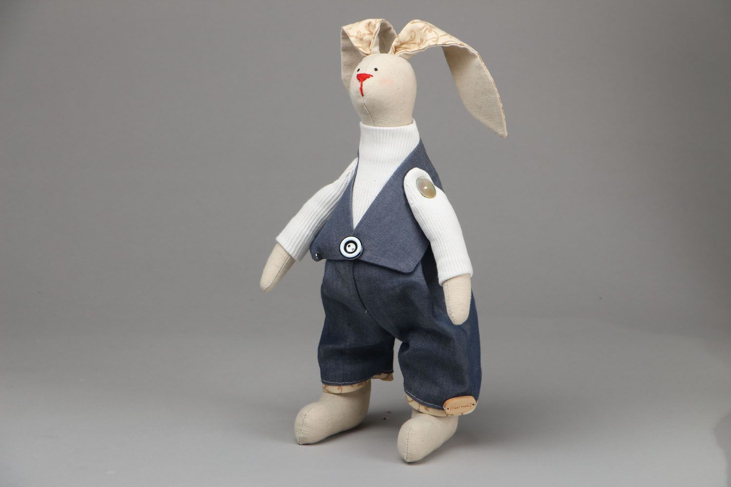 Мягкая игрушка Кролик-пузатик фото 1