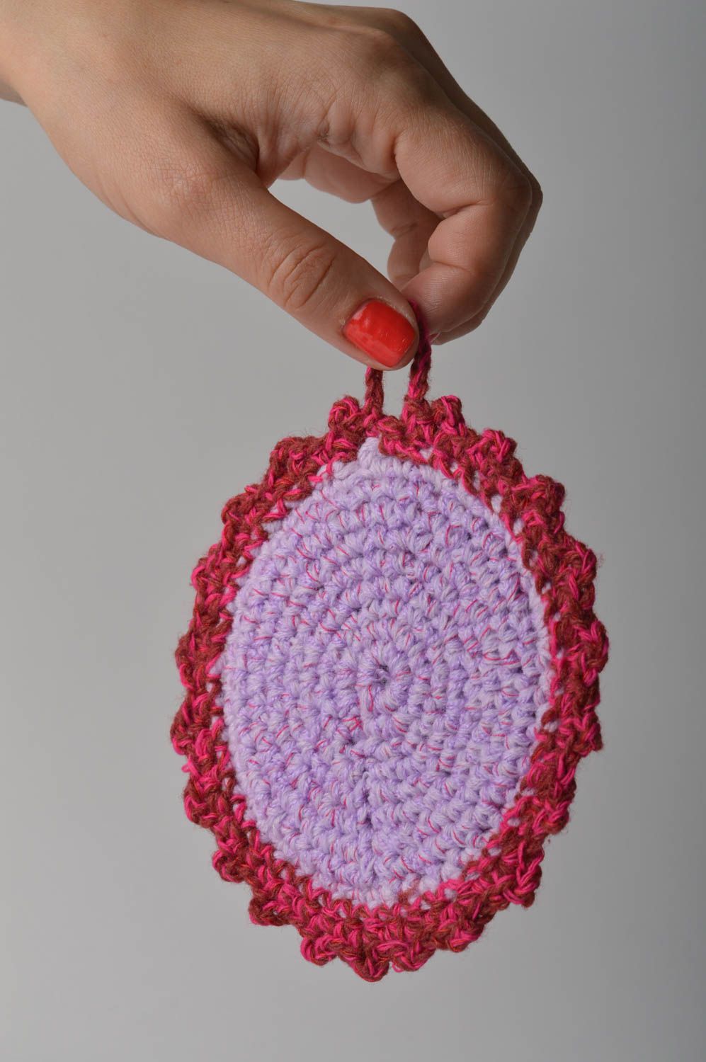 Unusual handmade crochet potholder home textiles crochet ideas pot holder photo 2