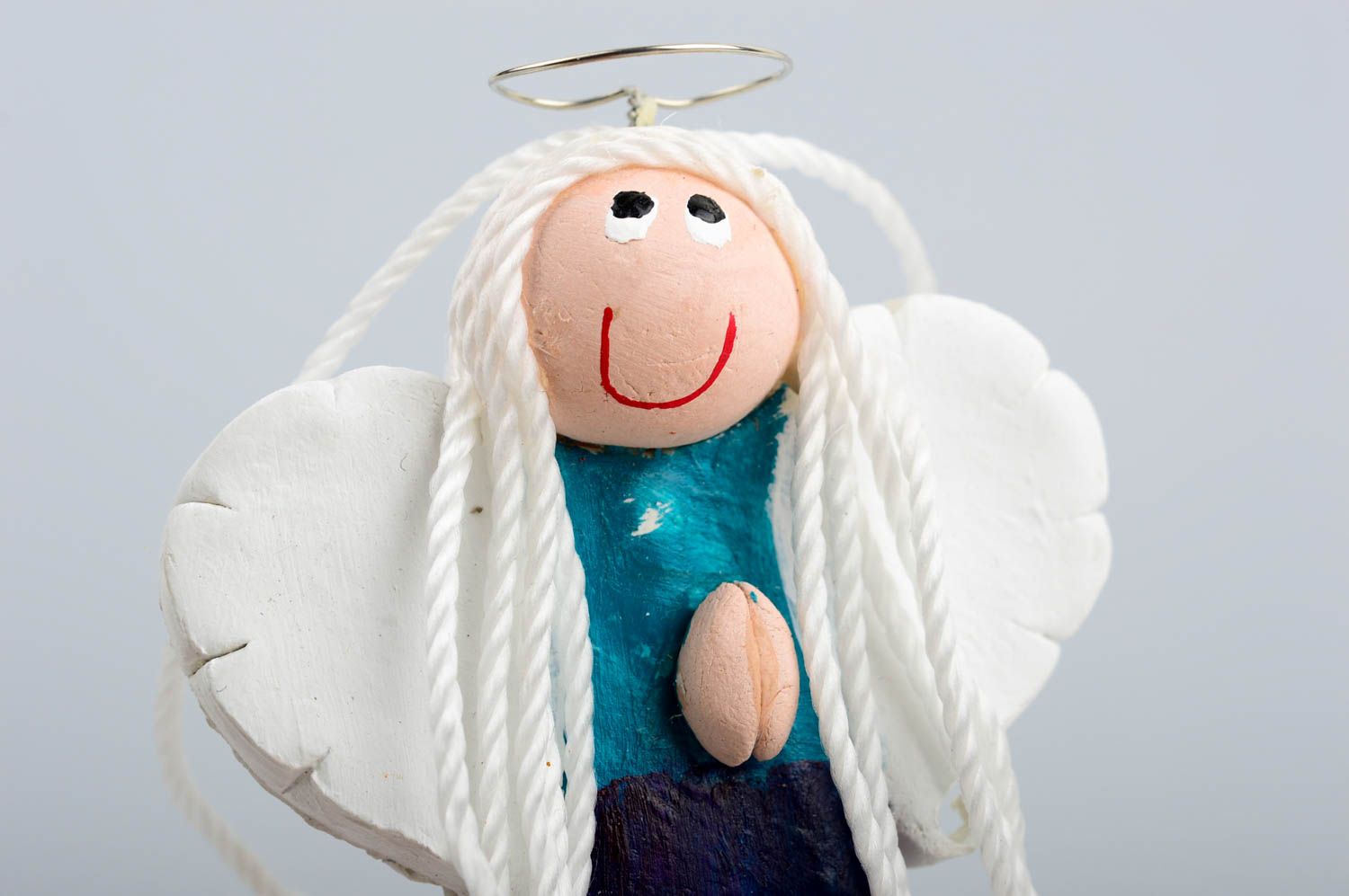 Handmade fridge magnet interior doll angel doll home talisman decorative use onl photo 4