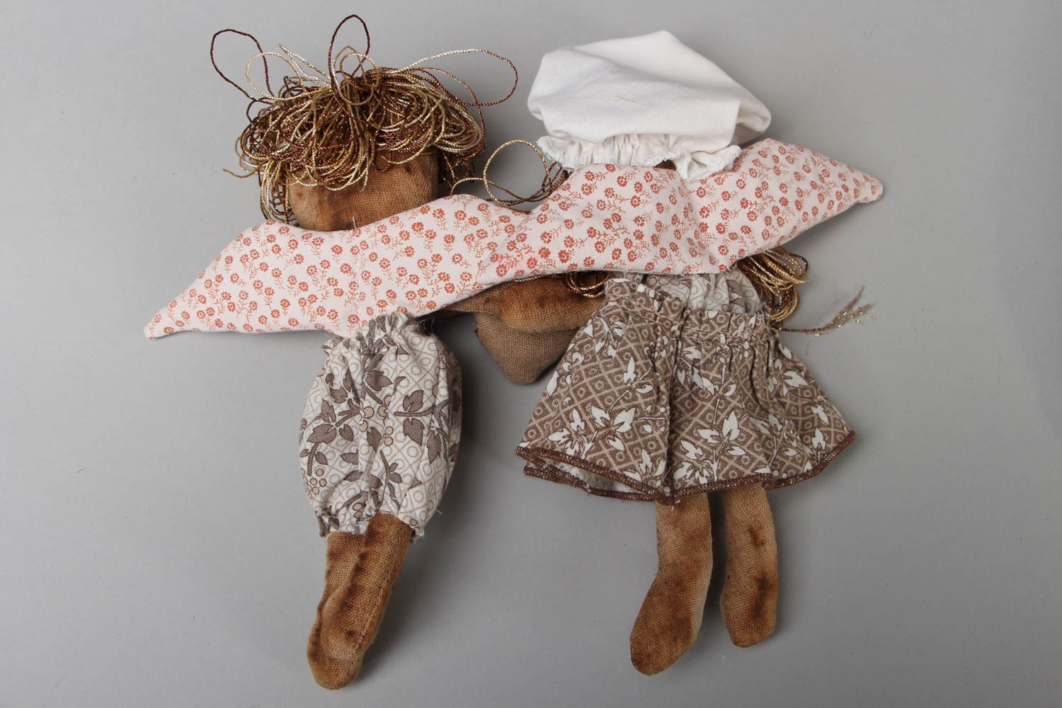 Engel Puppen aus Textil foto 3