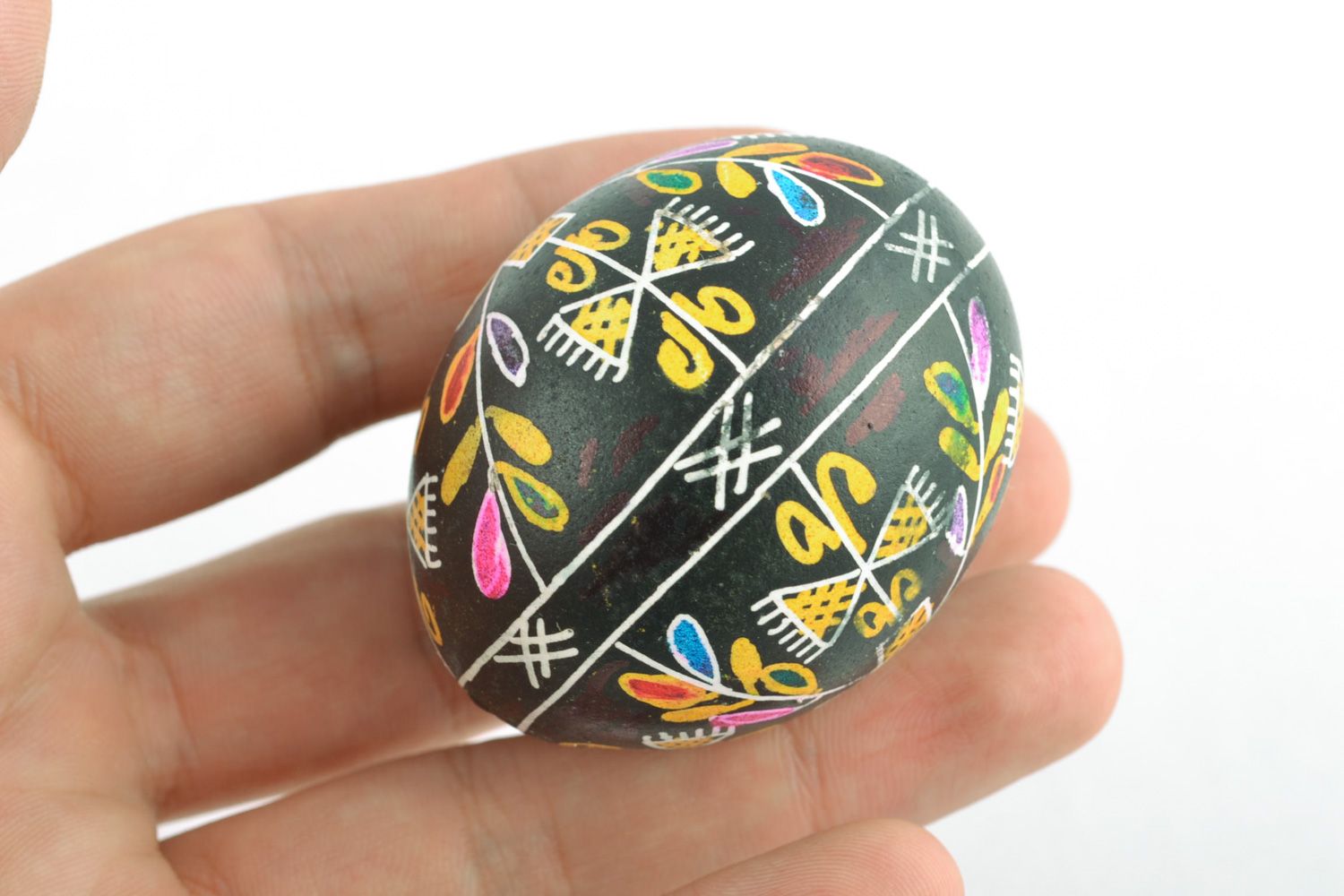 Пасхальное яйцо с художественной росписью фото 2