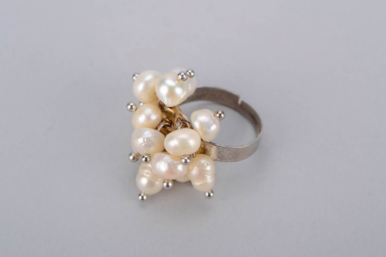 Ring with pearl photo 1