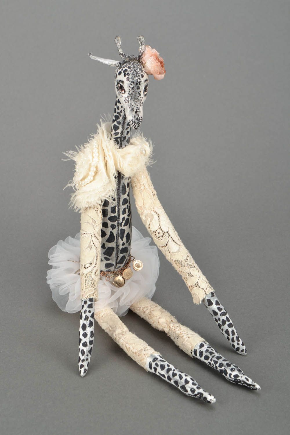 Puppe-Primitiv Giraffe-Ballerina foto 3