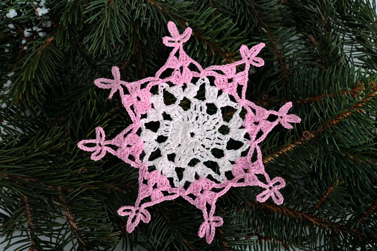 New Year's decoration Snowflake photo 2
