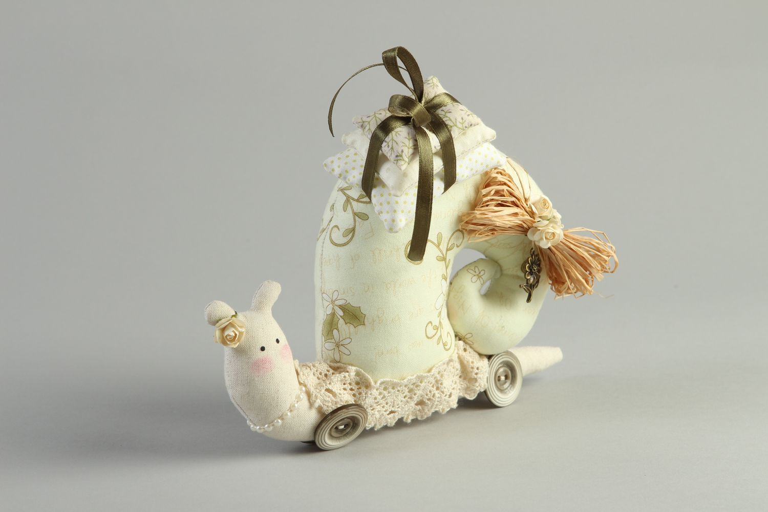 Handmade soft fabric toy stuffed toy home decoration decorative use only photo 1