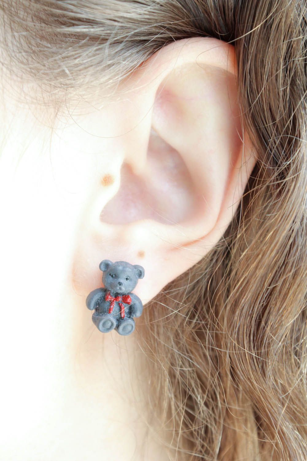 Bear earrings  photo 1