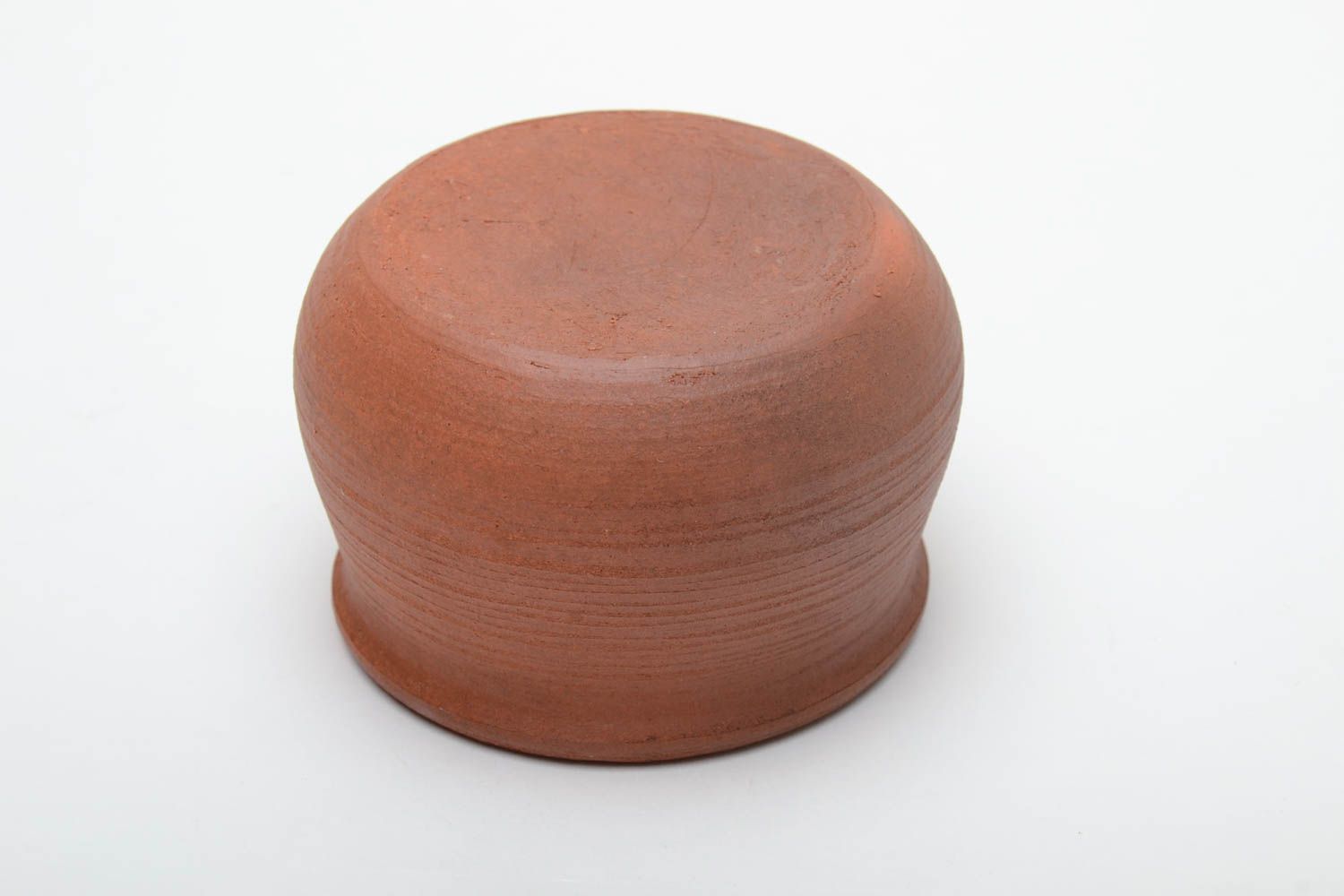 Saliera in argilla senza coperchio fatta a mano barattolo in ceramica per sale
 foto 4