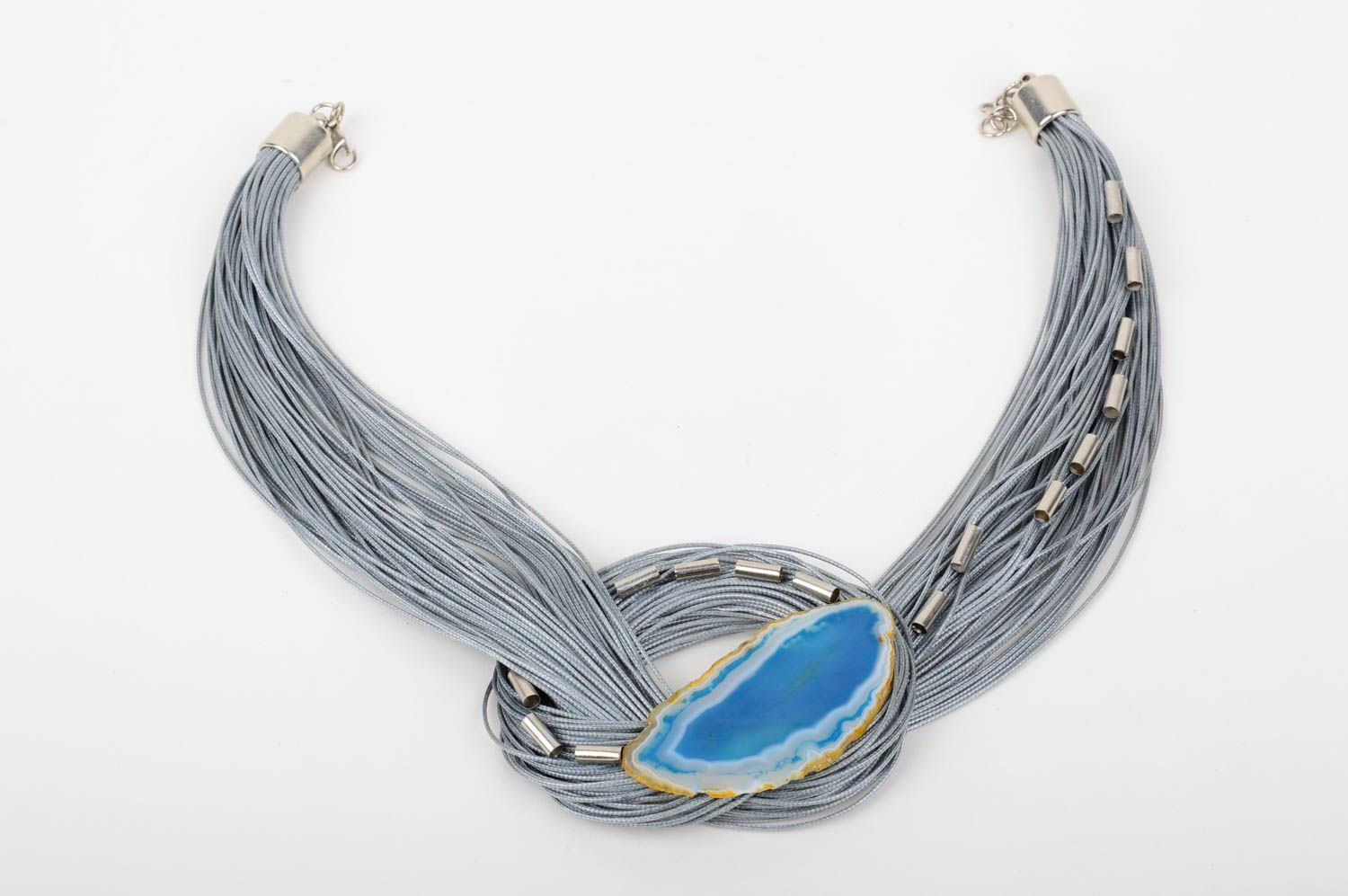 Halsketten Frauen massiv Damen Collier handgemachter Schmuck Geschenk Ideen foto 5