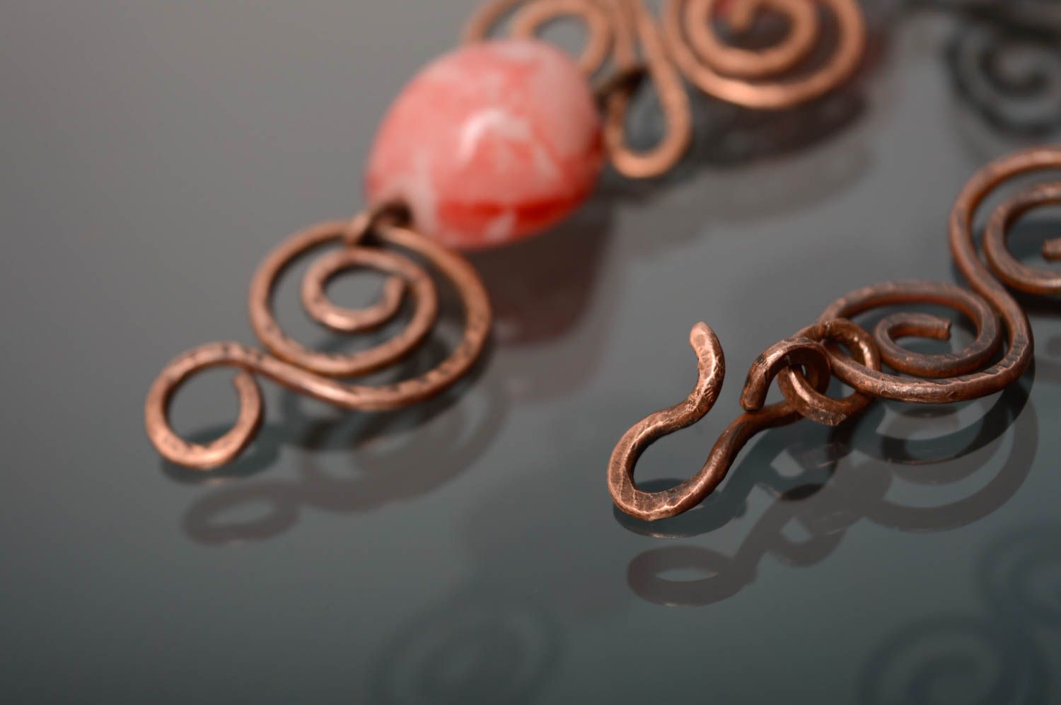 Wire wrap copper bracelet photo 5