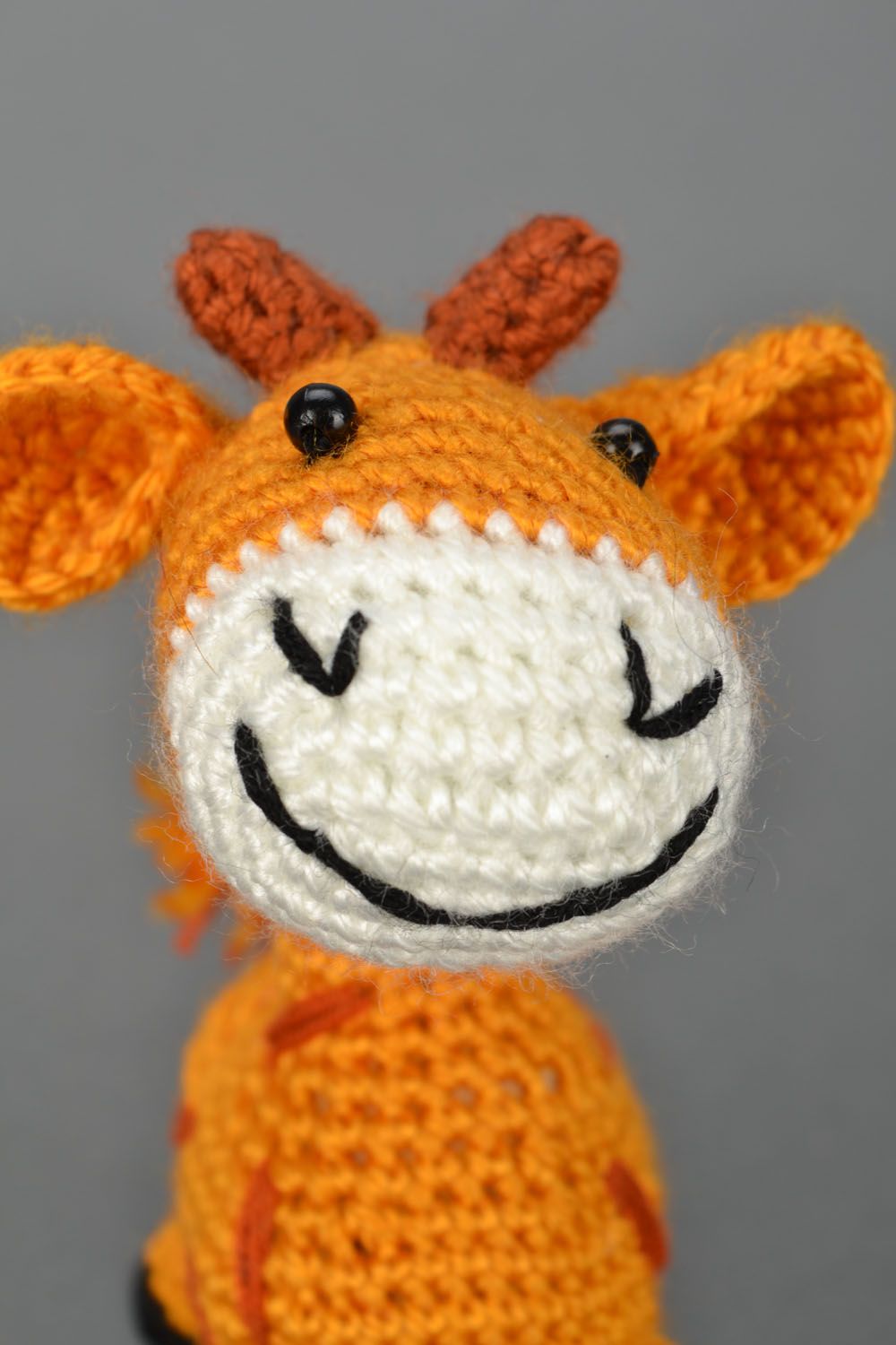 Jouet mou tricoté au crochet Girafe  photo 3