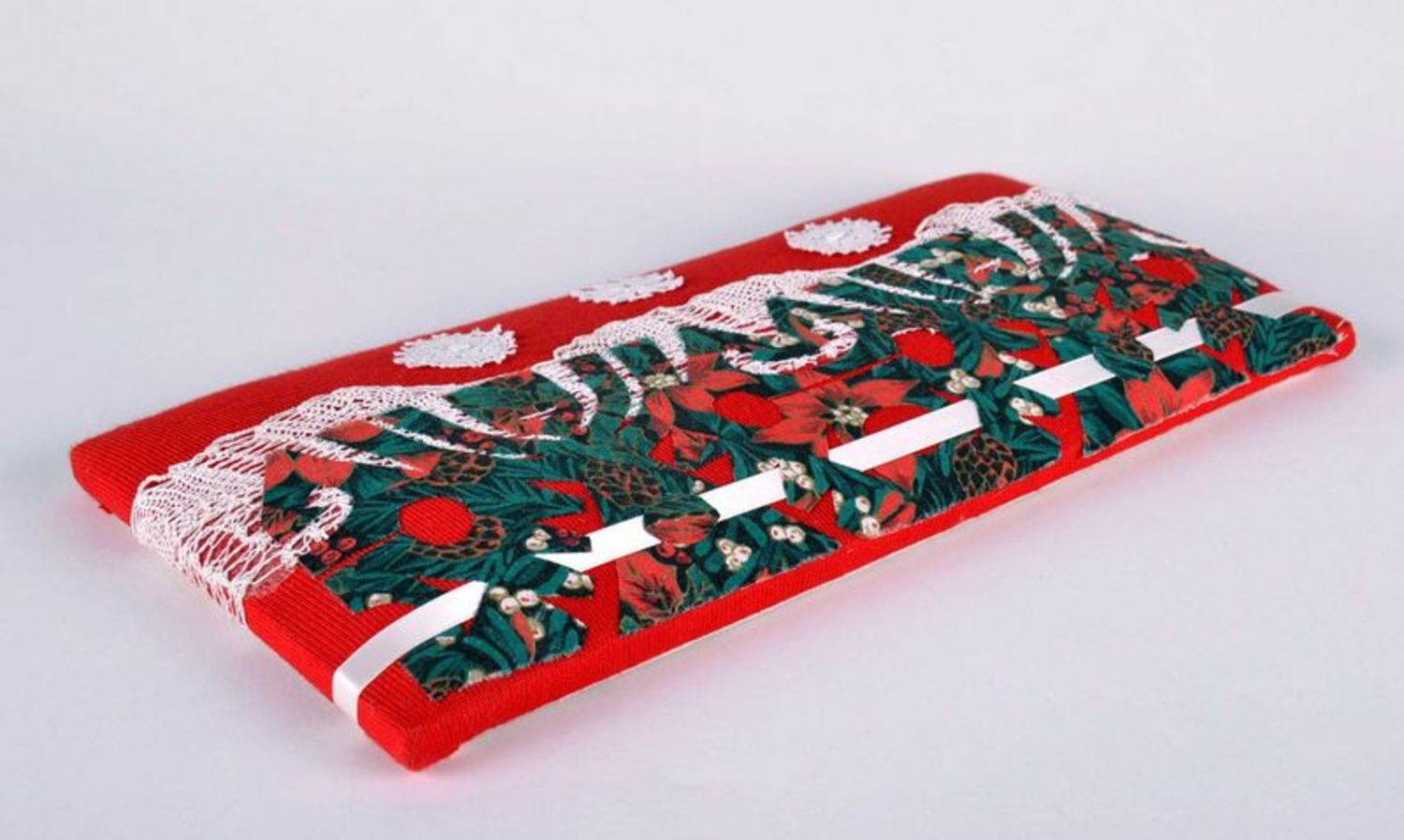 Panneau décoratif pour Noël Lis en textile photo 5