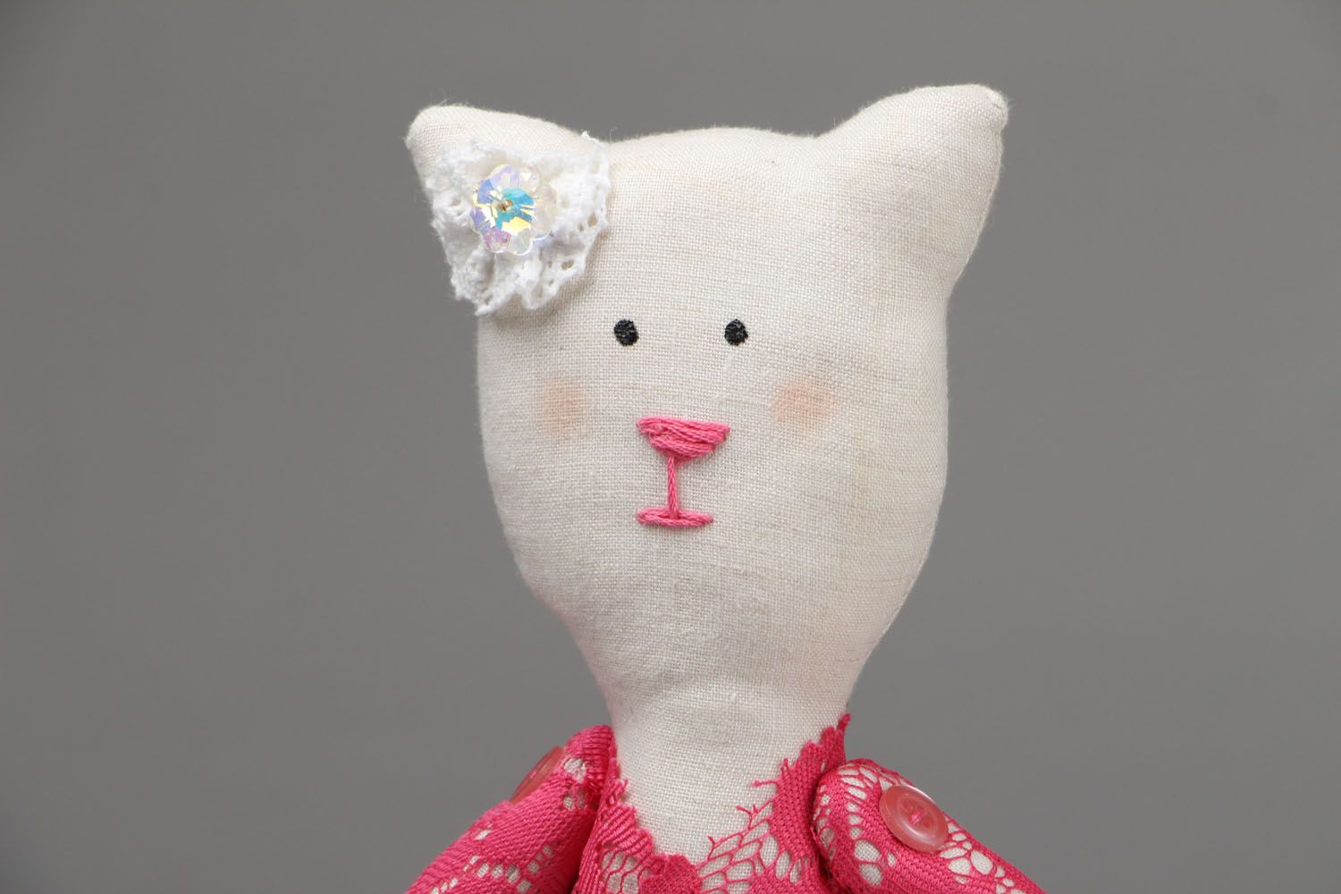 Soft toy Cat in Skirt photo 2