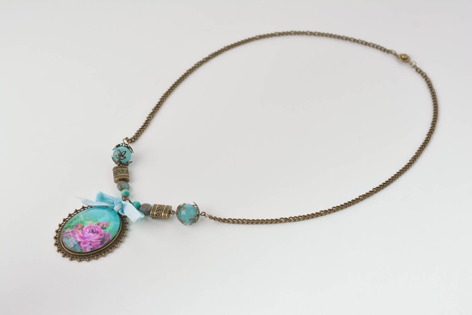 Handmade elegant jewelry stylish beautiful pendant female clothes pendant photo 3