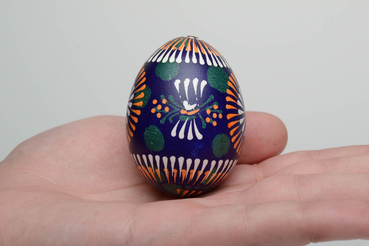 Пасхальное яйцо писанка с лемковской росписью фото 5