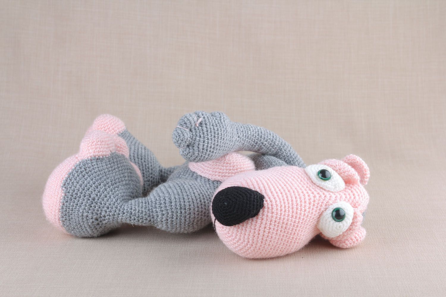 Knitted toy Wolf photo 5