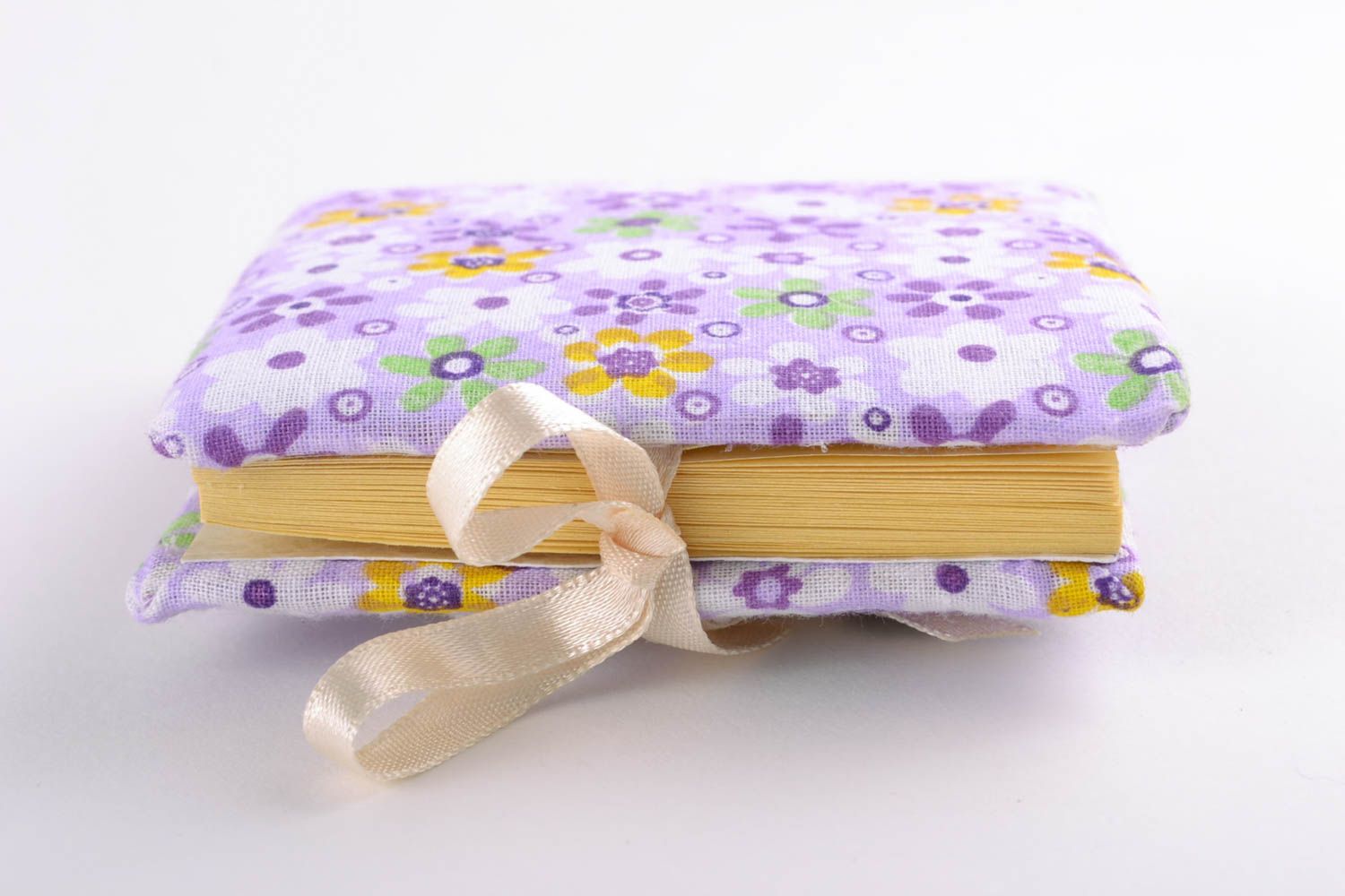 Notebook with embroidered fabric cover photo 4