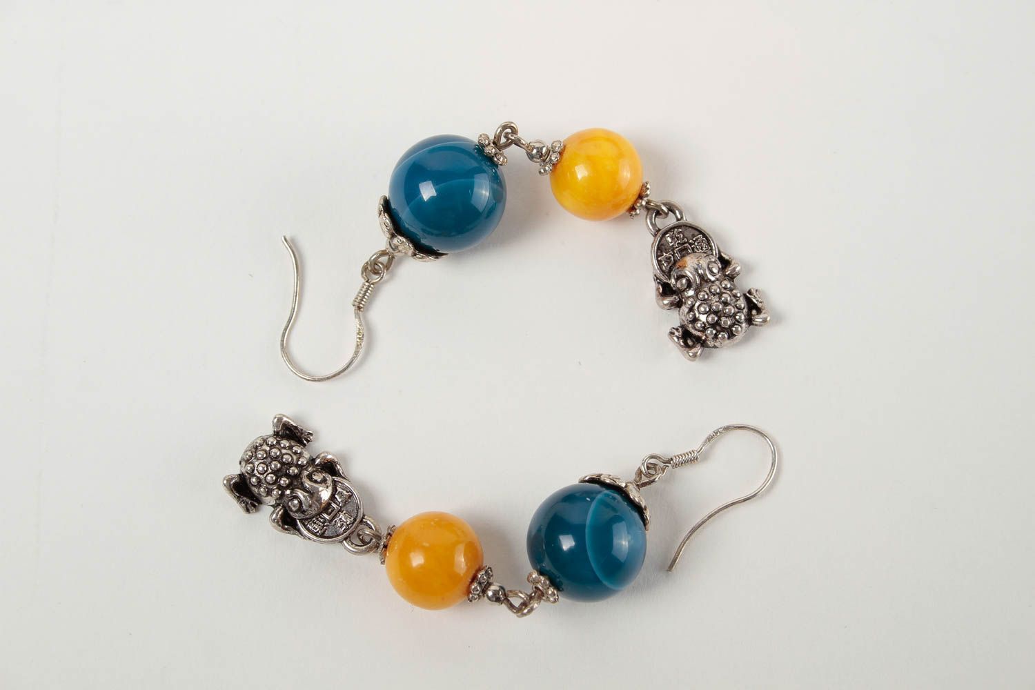 Natural stone earrings handmade designer earrings elegant jewelry gift photo 4