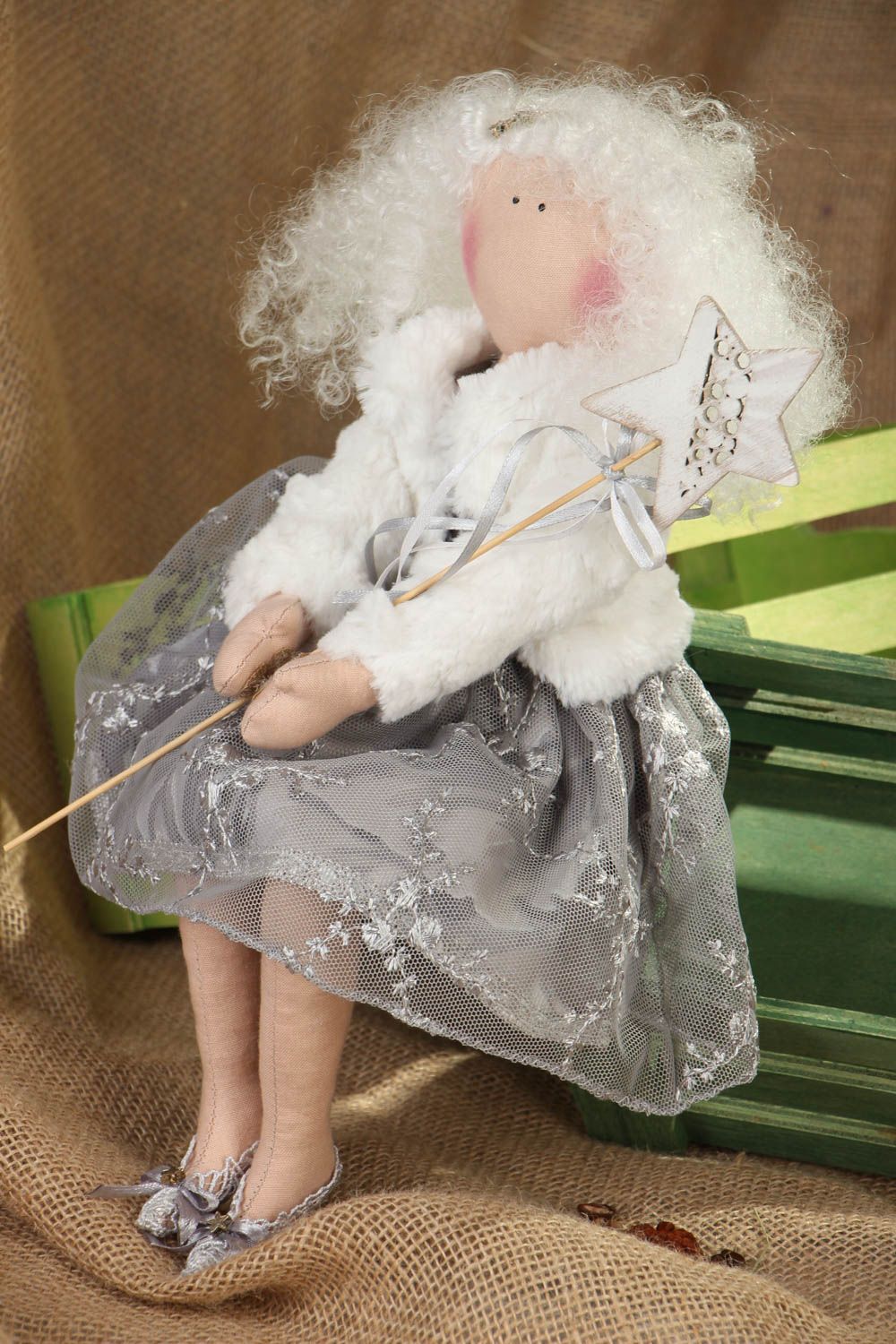 Designer soft doll The Snow Queen photo 5