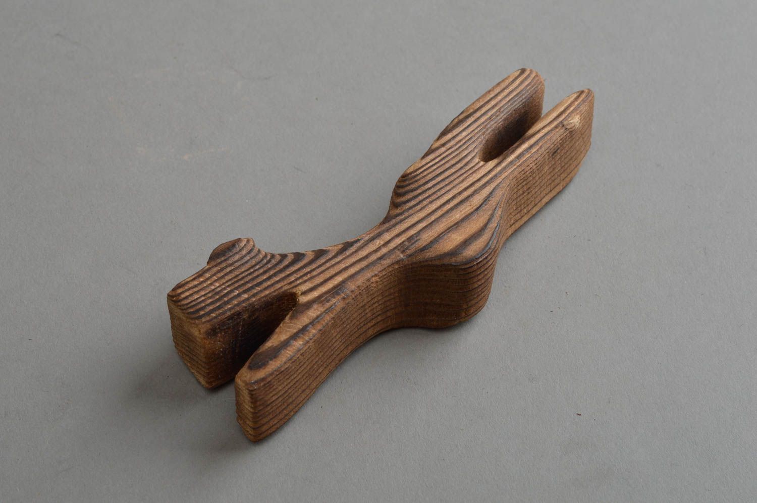Figura de madera de pino artesanal ecológica diseño de interior regalo original foto 4