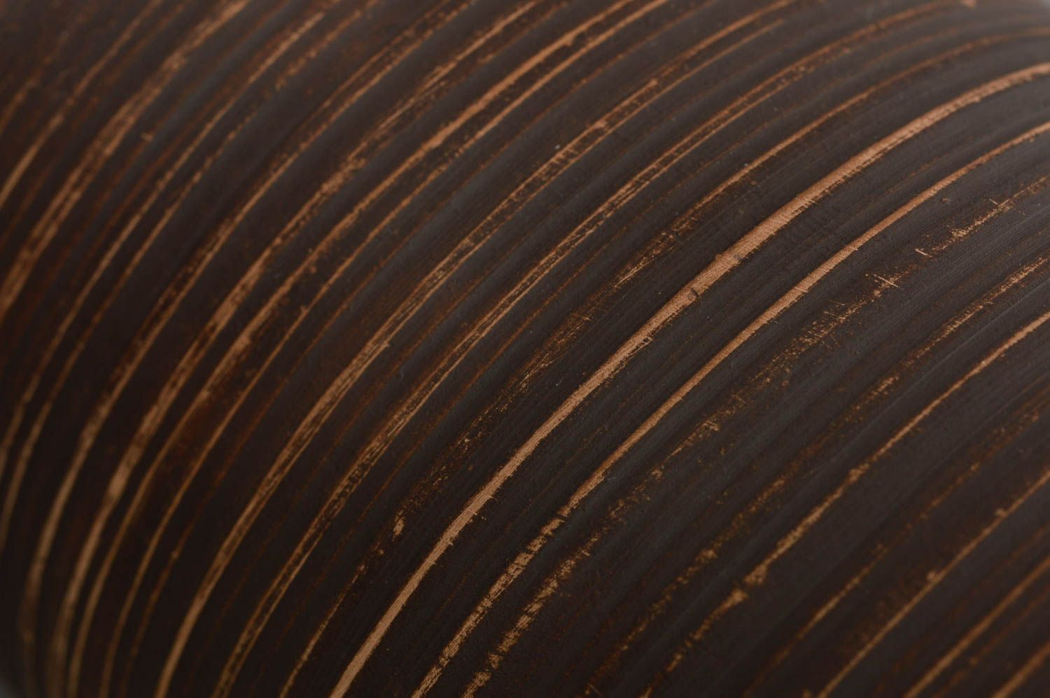 Vaisselle marron tasse originale en argile faite main poterie 60 cl écologique photo 5