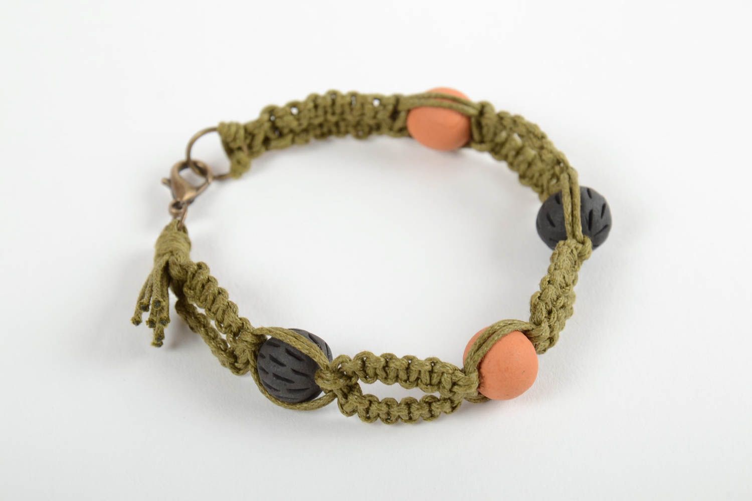 Handmade bracelet beaded bracelet unusual jewelry beaded accessory gift ideas photo 1