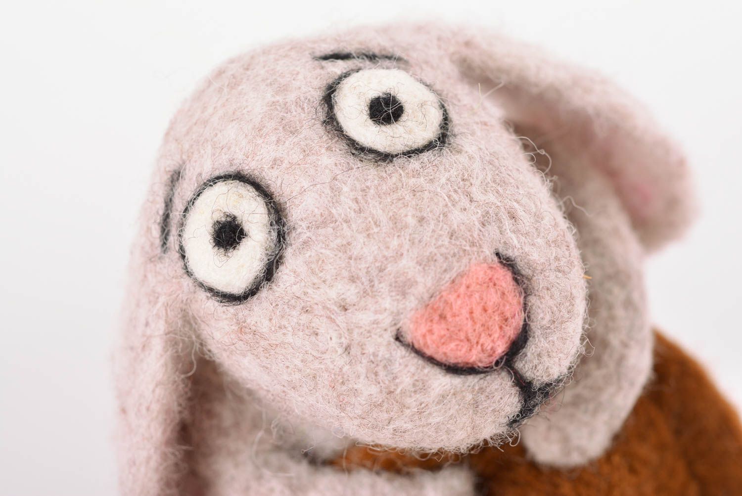 Handmade toy woolen toy for children unusual gift for baby designer toy photo 5