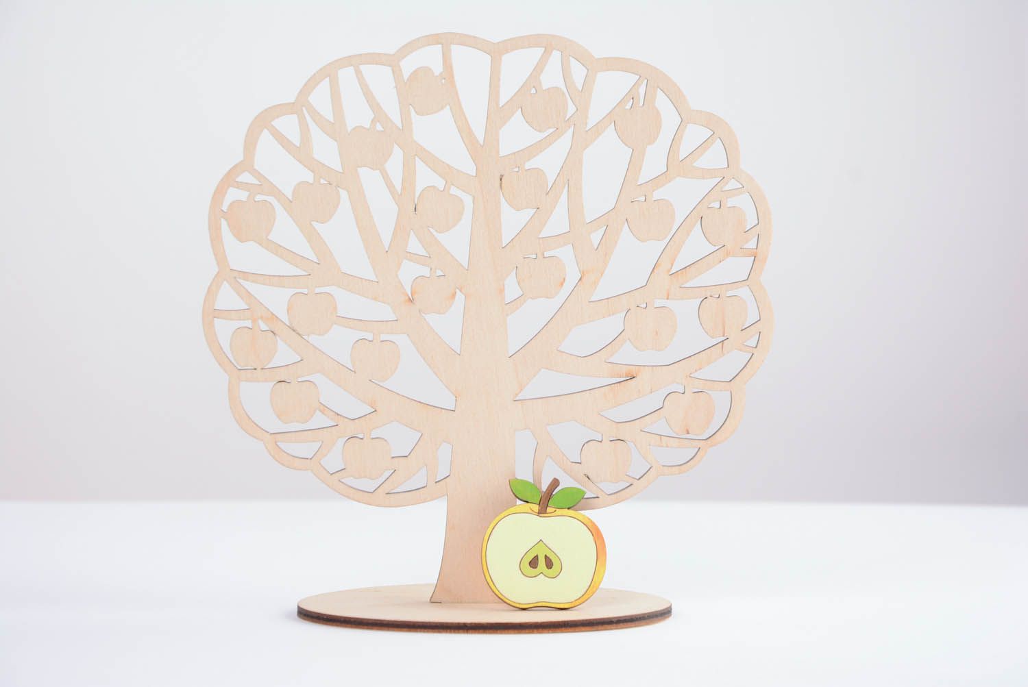 Wooden blank for creativity Apple Tree photo 3