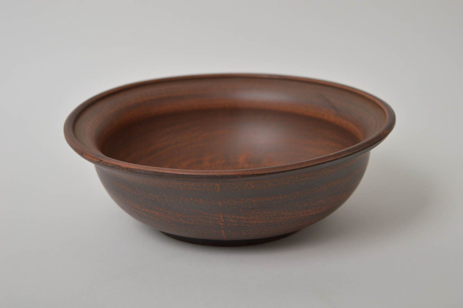 Handmade pottery bowl soup bowl ceramic dinnerware serving bowl kitchen decor photo 2