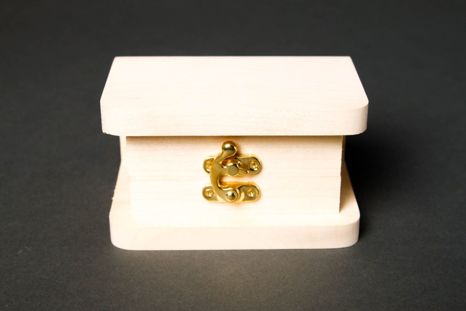 Cute handmade wooden blank box jewelry box design art materials art supplies photo 3