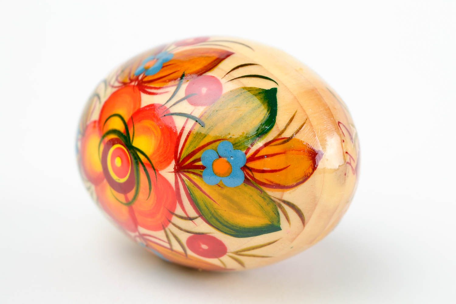 Huevo decorado artesanal de Pascua decoración de interior regalo original  foto 5
