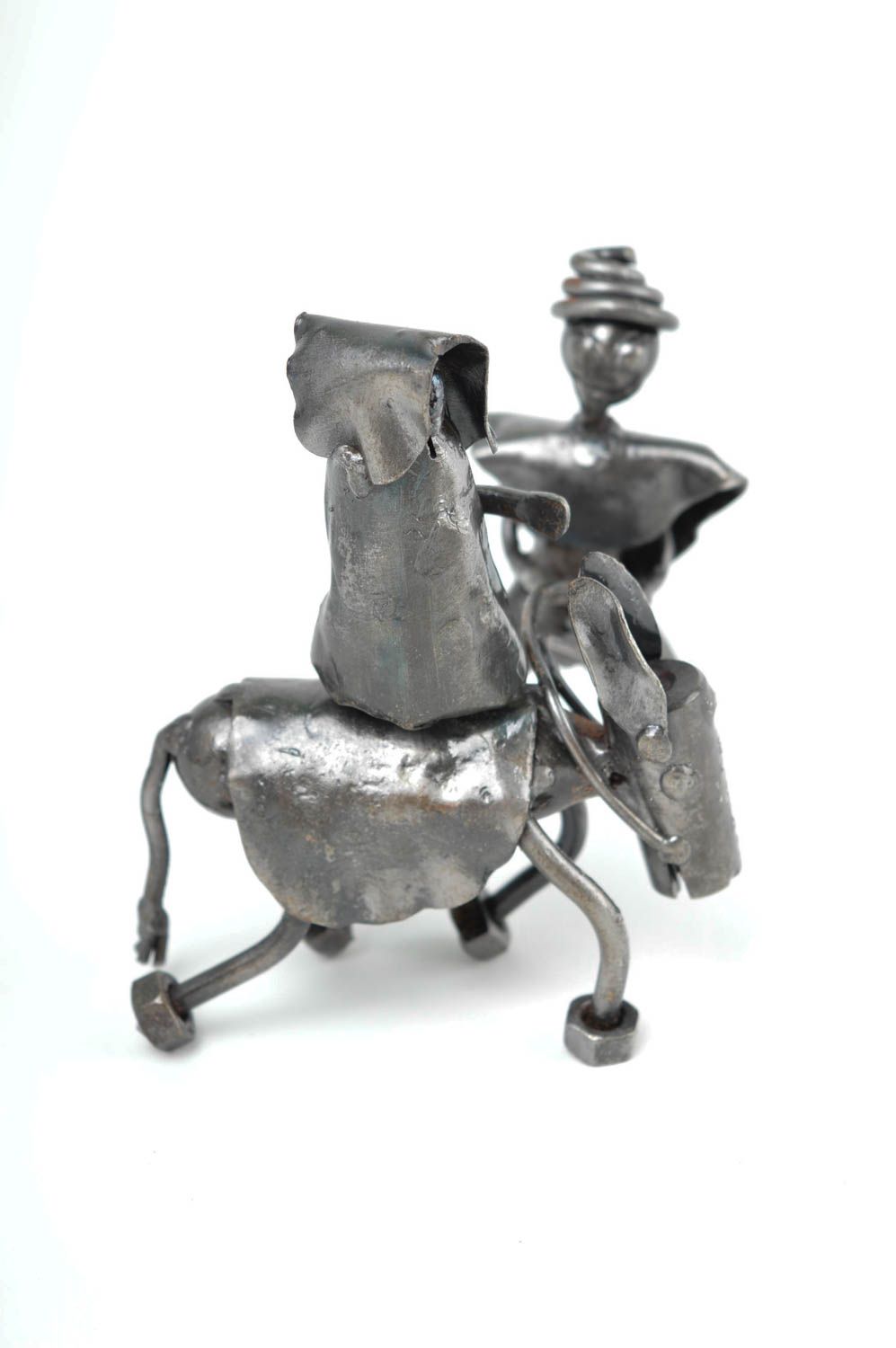 Unusual handmade figurine metal figurines metal craft decorative use only photo 4