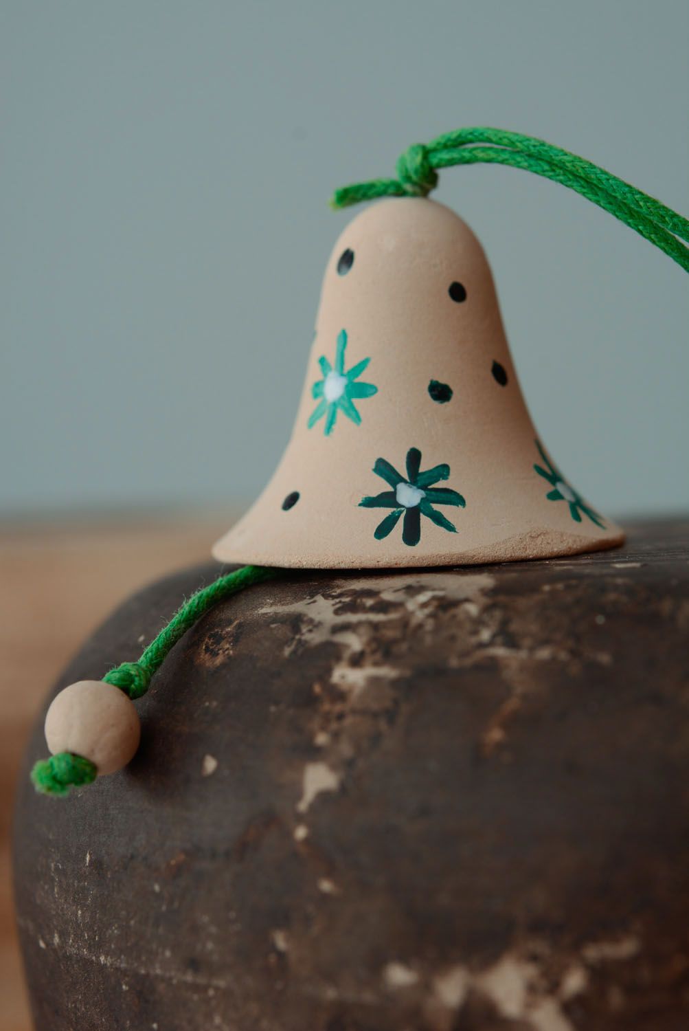 Decorative ceramic bell photo 1