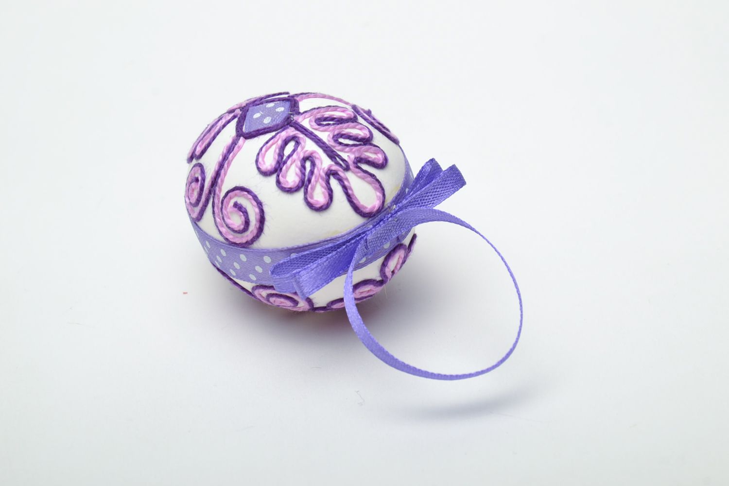 Пасхальное яйцо-подвеска декоративное фото 4