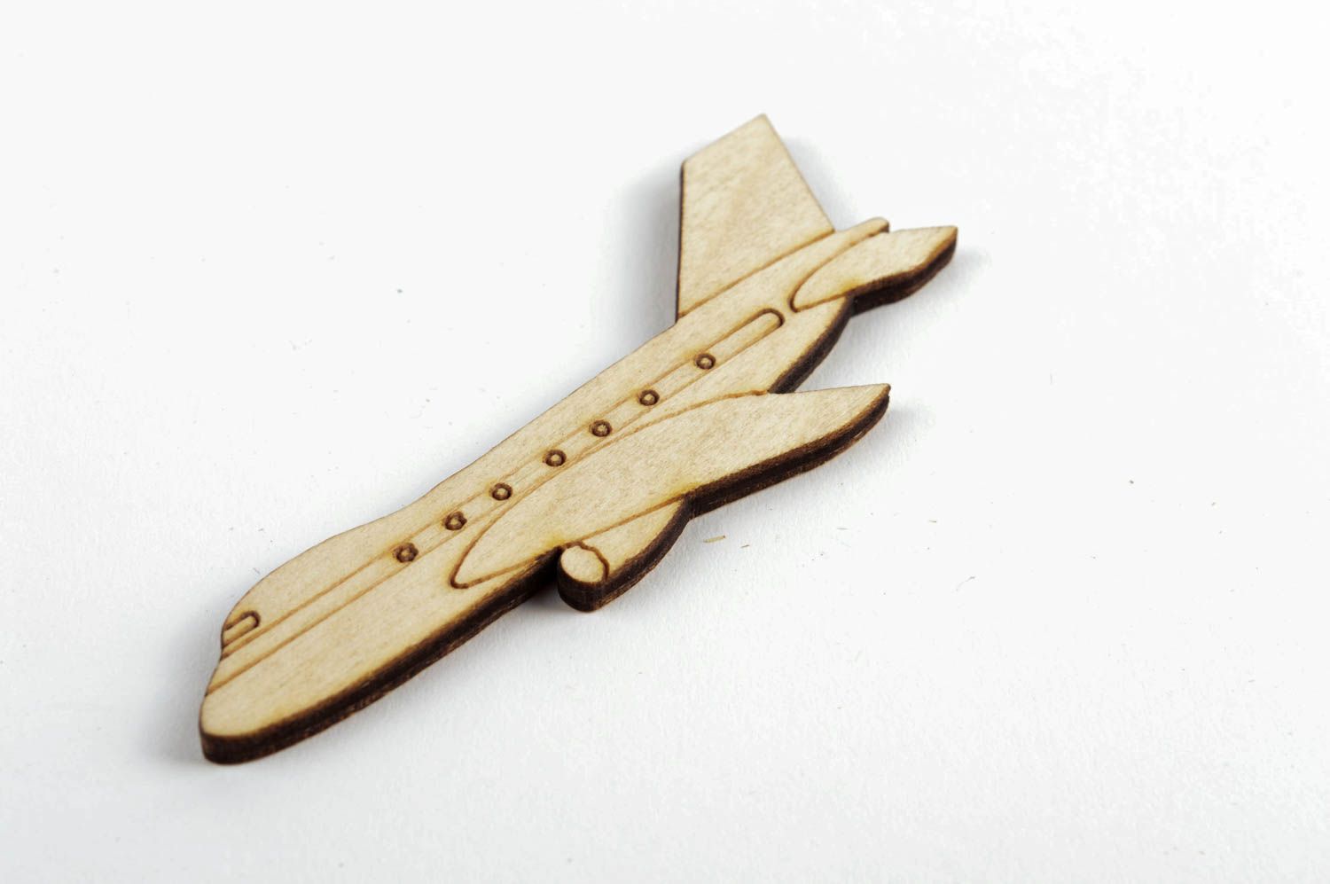 Forme en bois fait main Objet scrapbooking avion Loisirs créatifs original photo 3