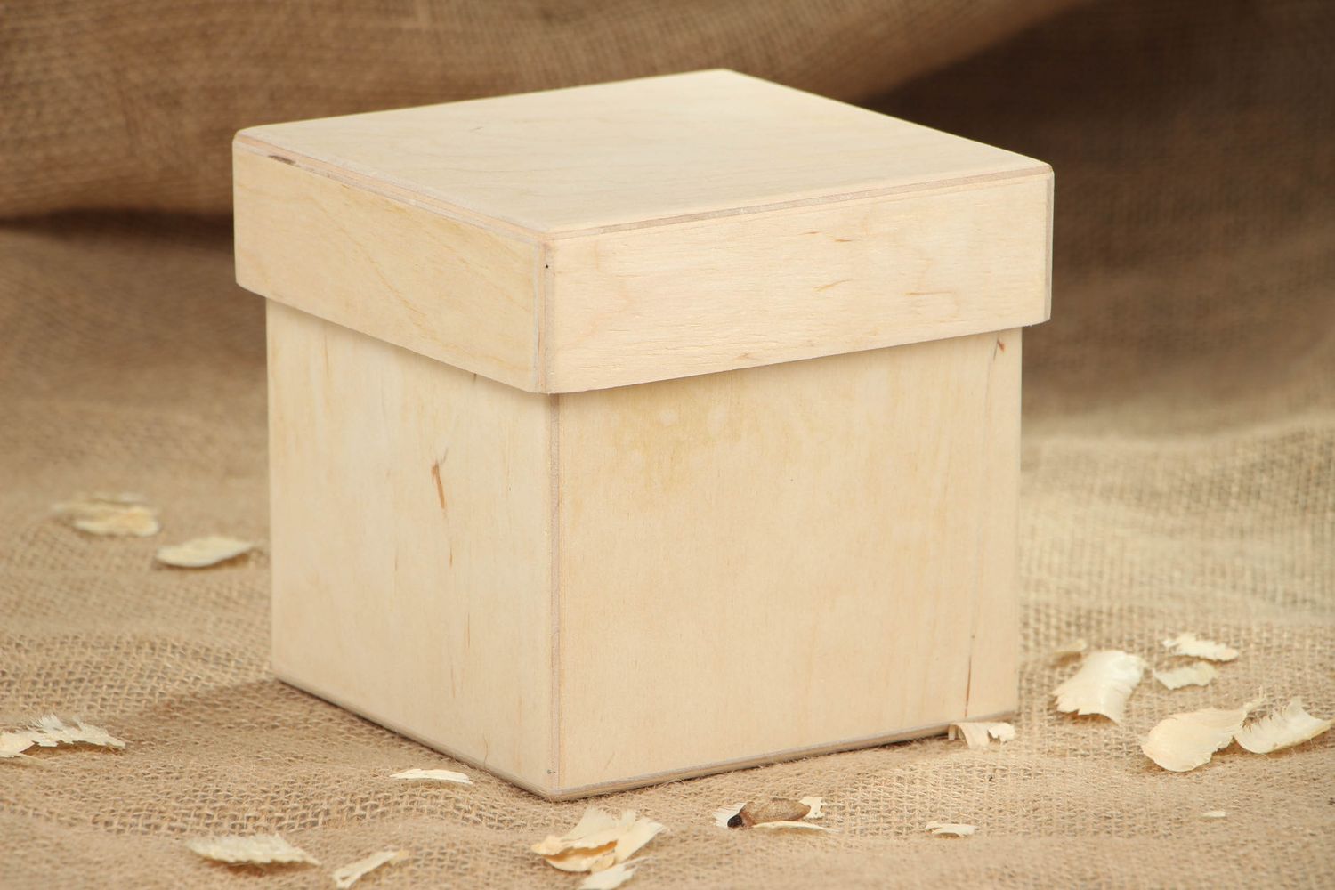 Boîte en bois faite main pour créativité photo 5
