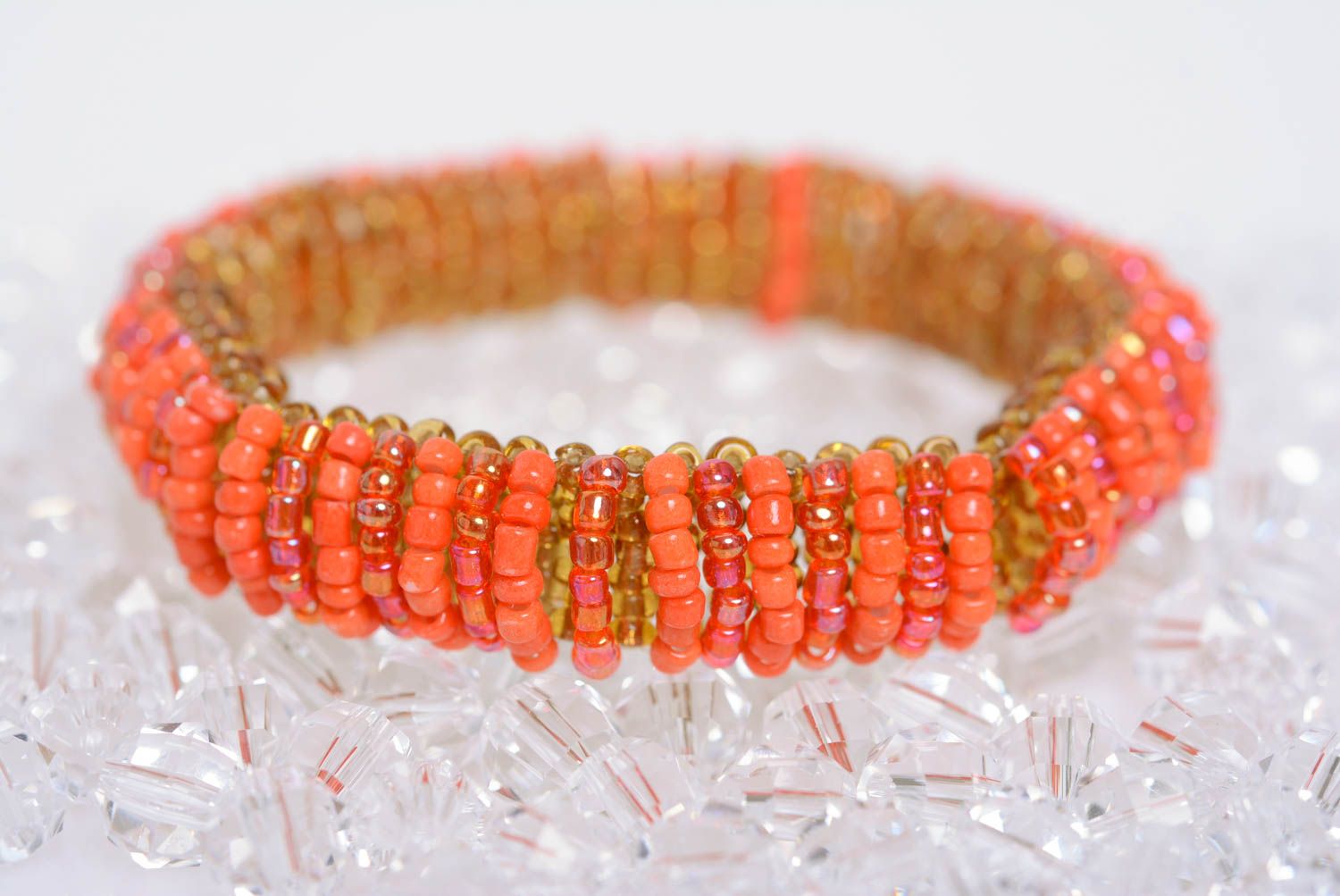 Beaded handmade bracelet for every day beautiful everyday fashion accessory photo 1