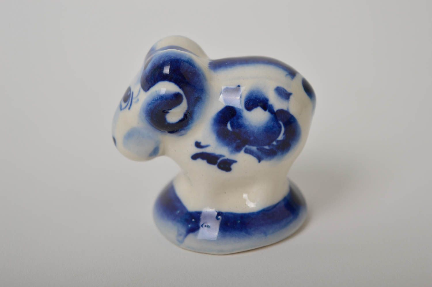 Figura de cerámica hecha a mano elemento decorativo accesorio para el hogar foto 4
