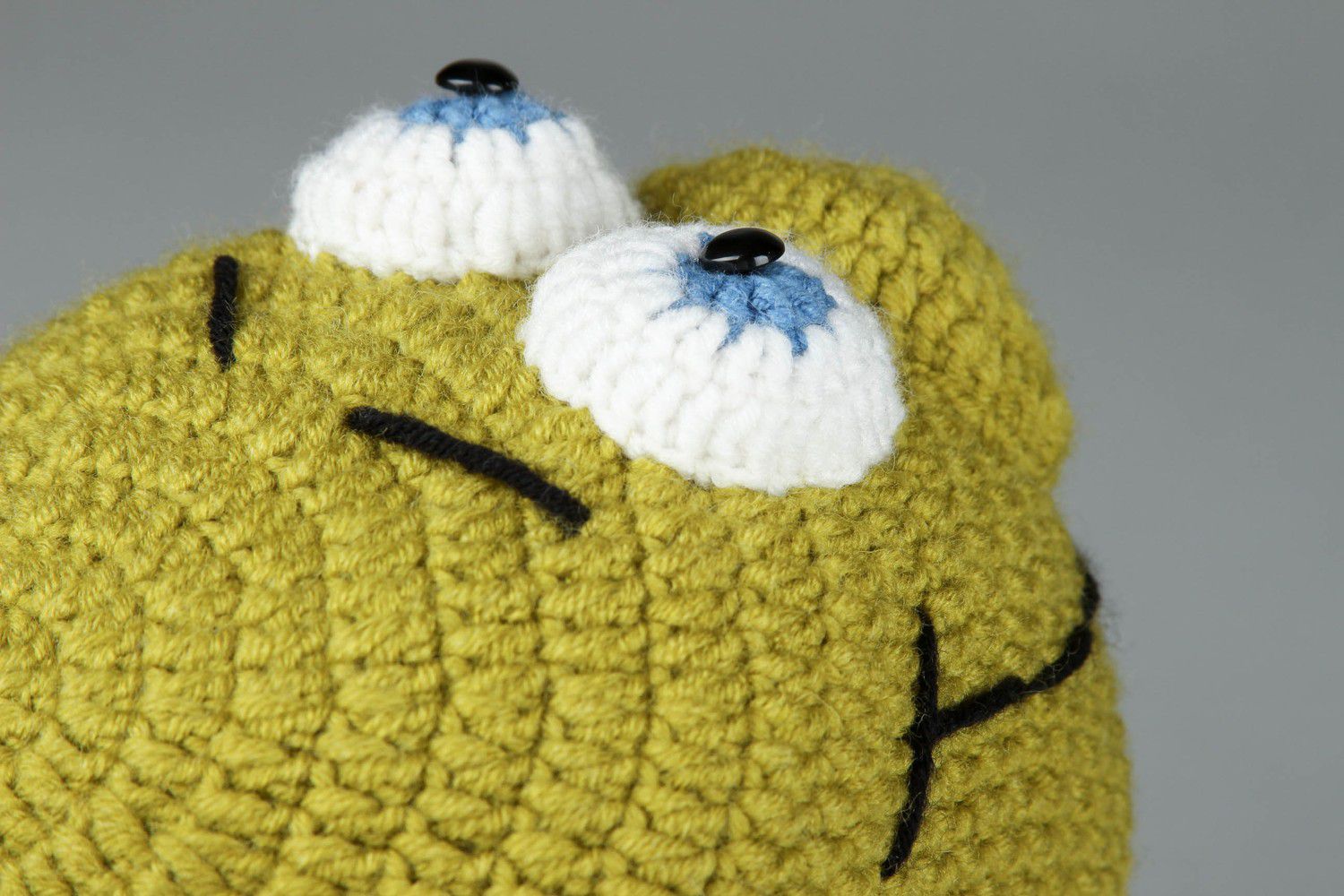 Bonnet tricoté pour enfant fait main photo 5