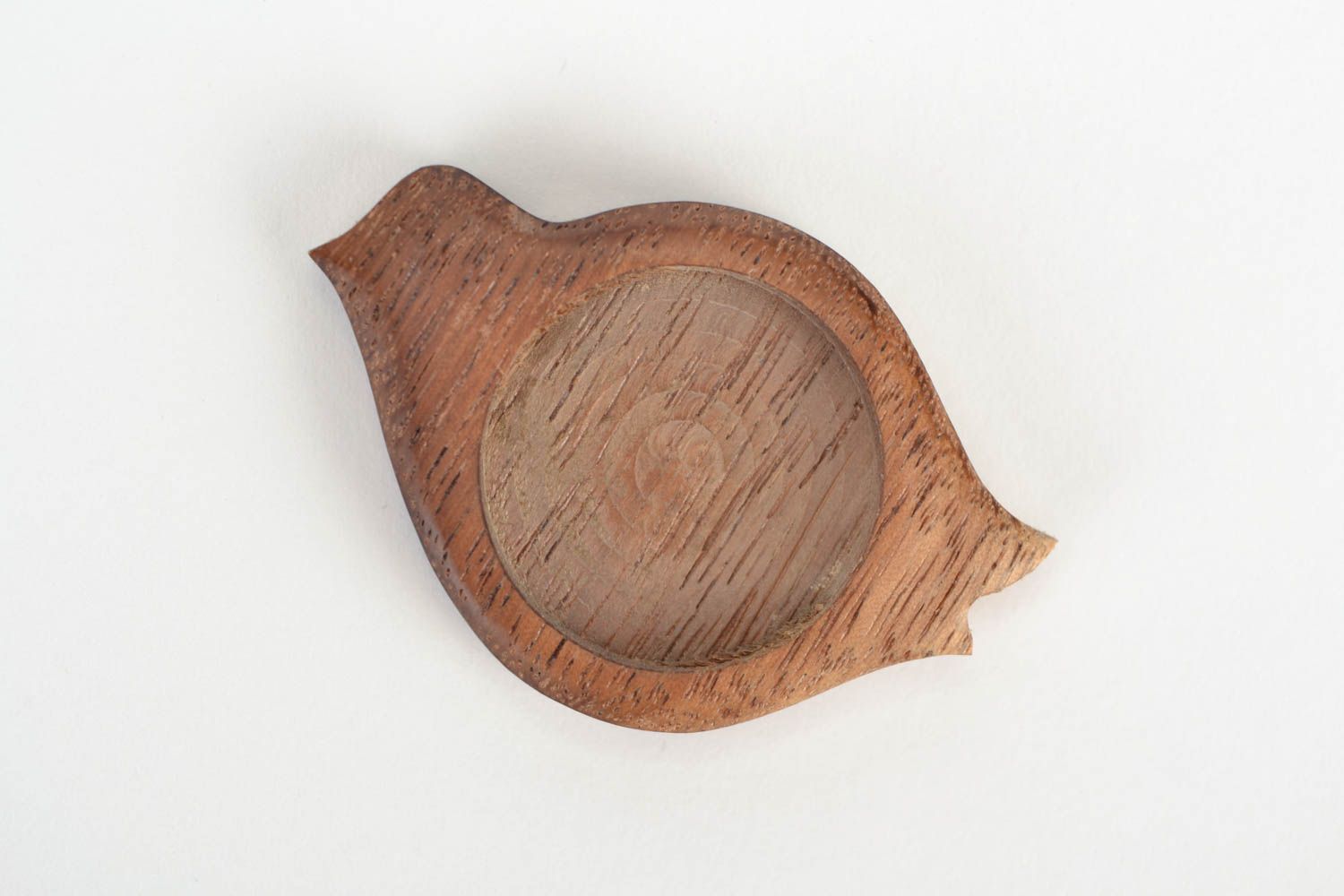 Fourniture pour bijoux en bois faite main originale petite design Oiseau photo 1