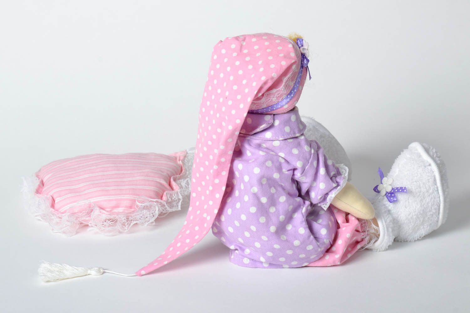 Интерьерная кукла Сонька с подушкой  фото 4