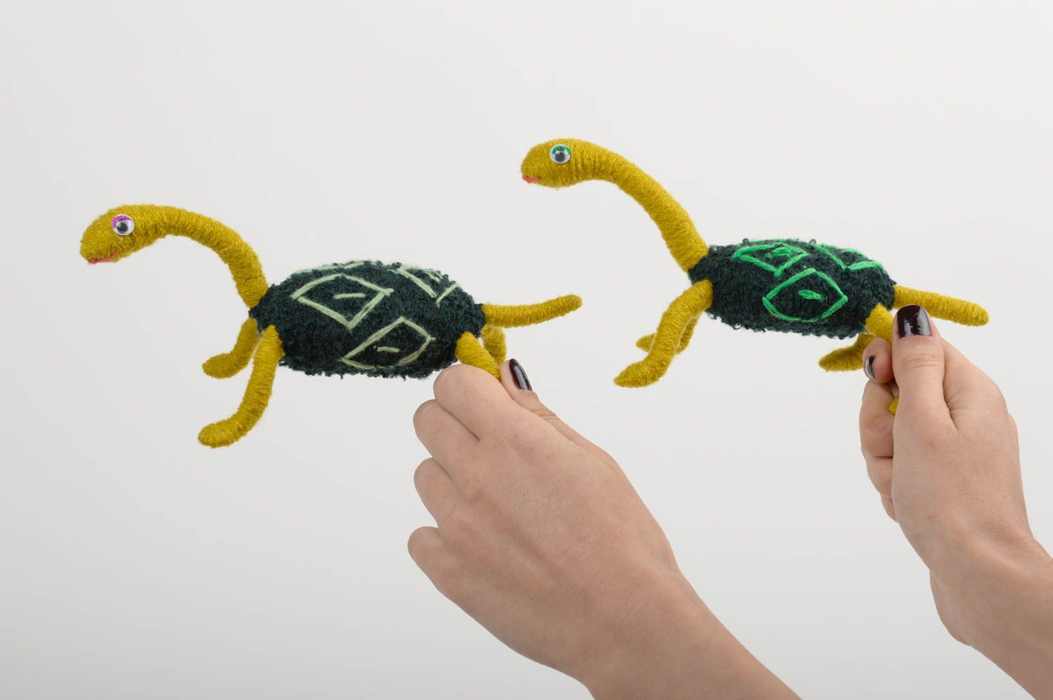 Игрушки черепахи ручной работы игрушки животные авторские игрушки из ниток фото 5