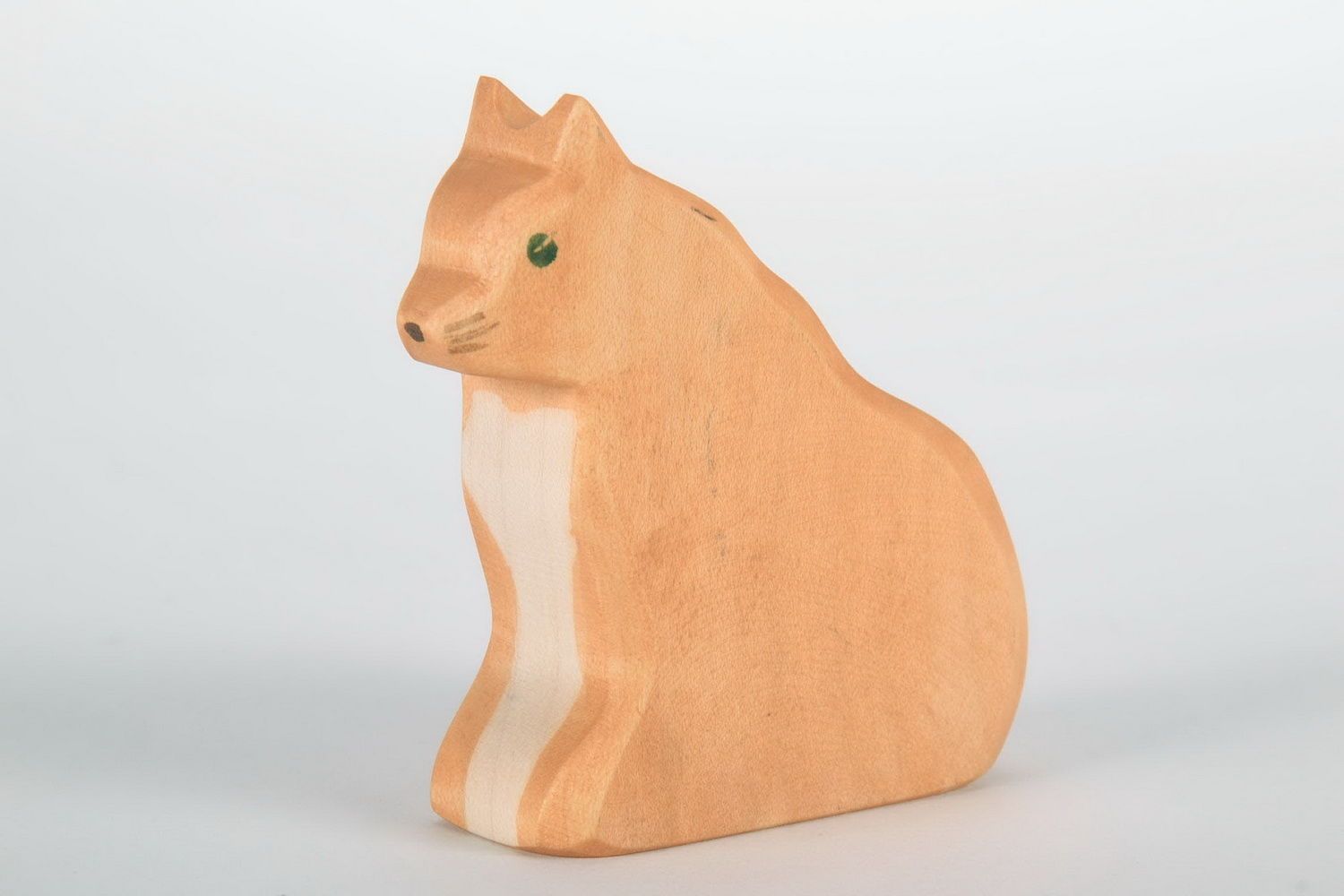 Wooden statuette Cat photo 3