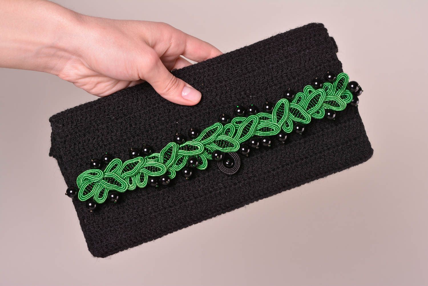 Stylish handmade purse beaded embroidery designs women purse small gifts photo 2