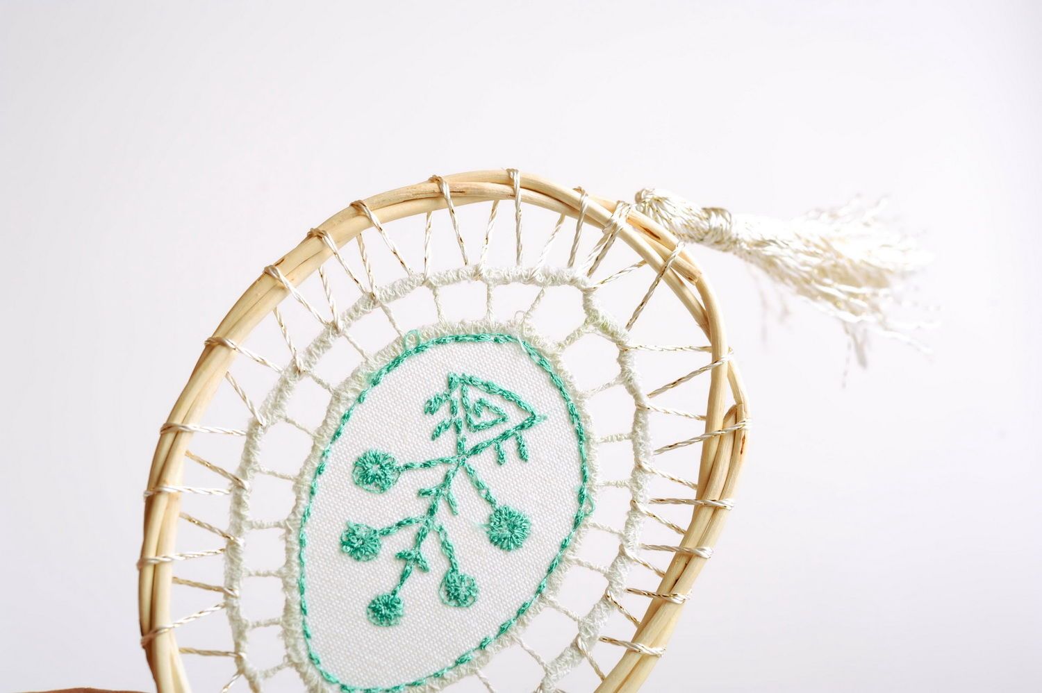 Decorative pendant with embroidery New Life photo 4