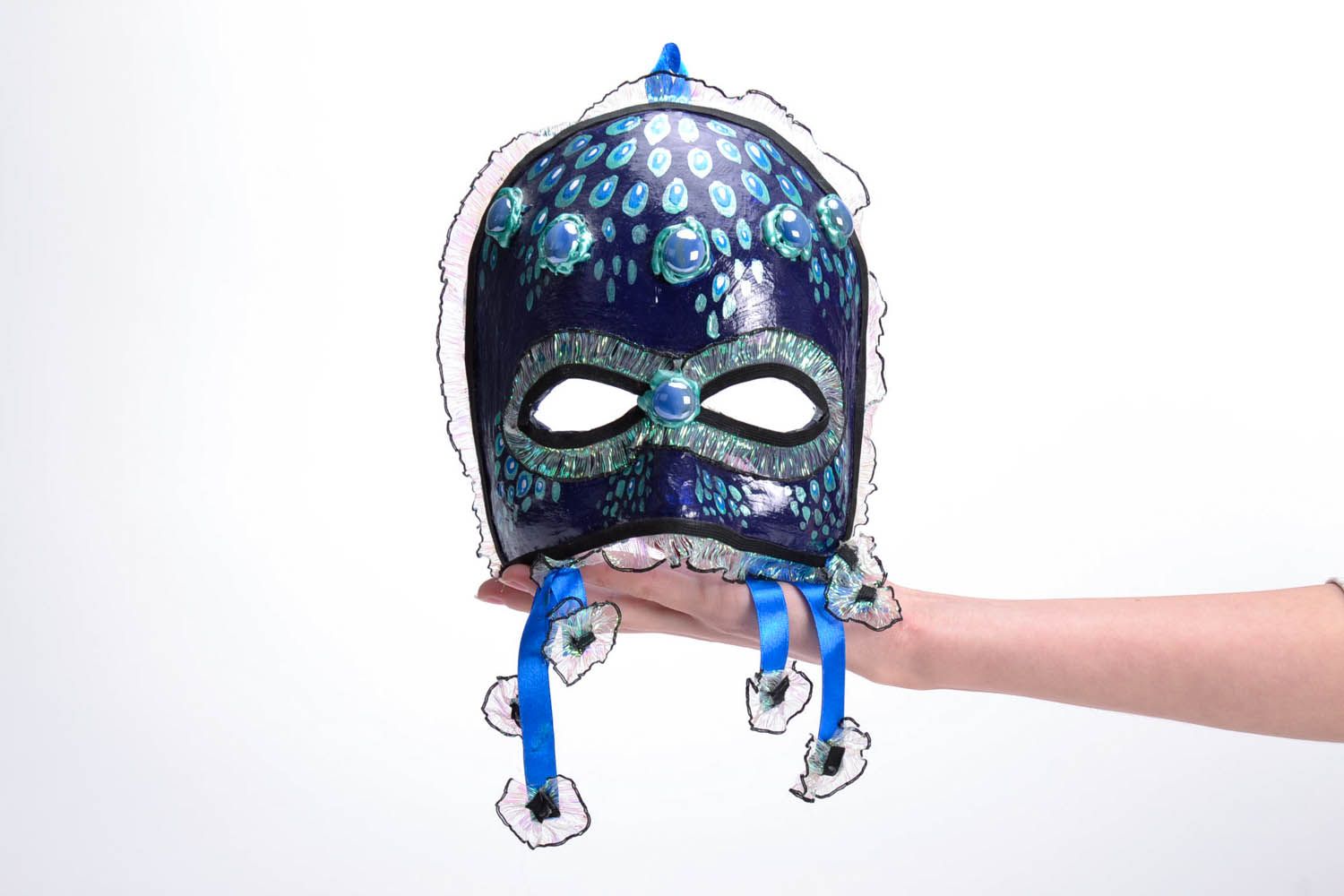 Интерьерная карнавальная маска фото 4